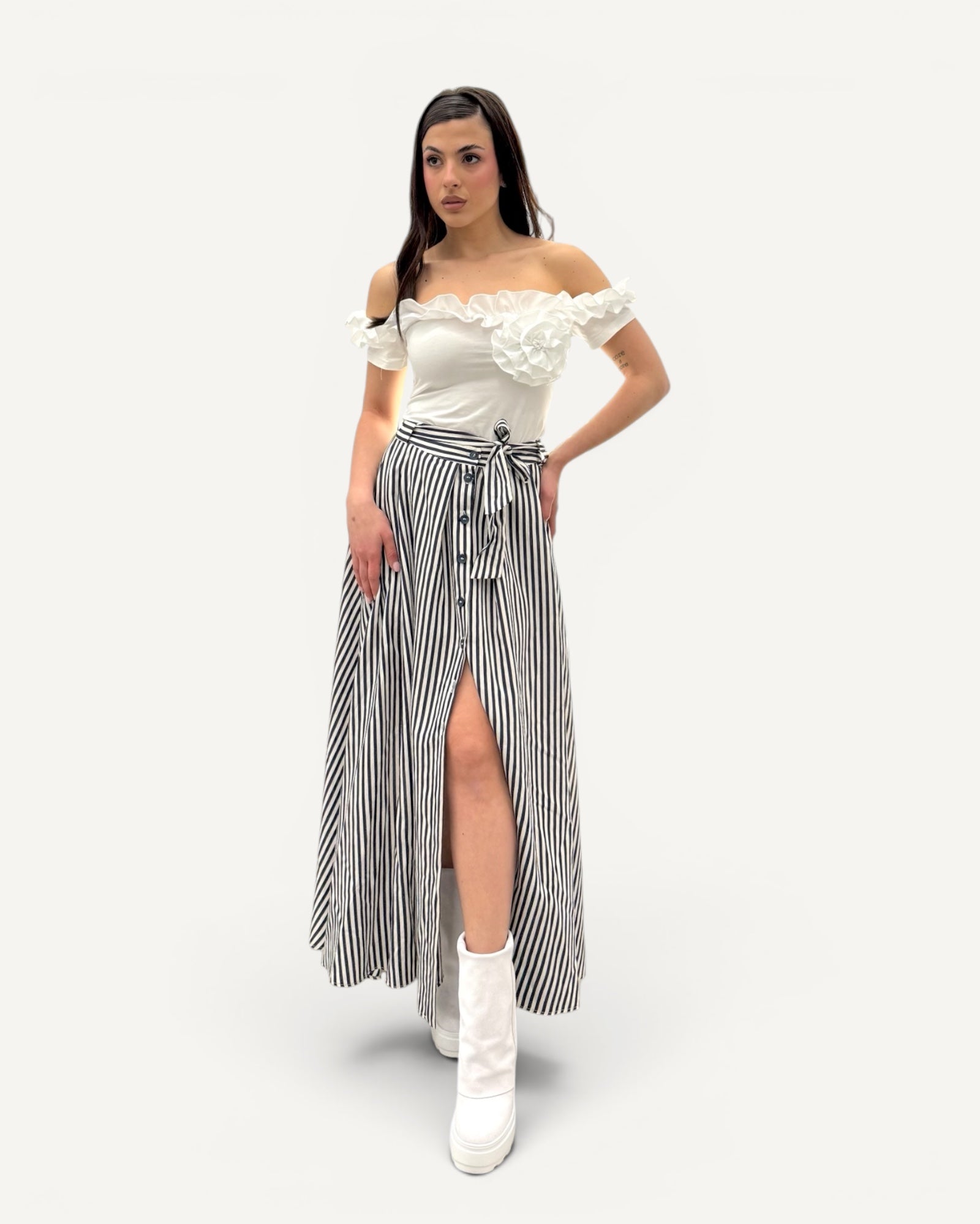 Hanita Couture - Gonna Lunga Cintura