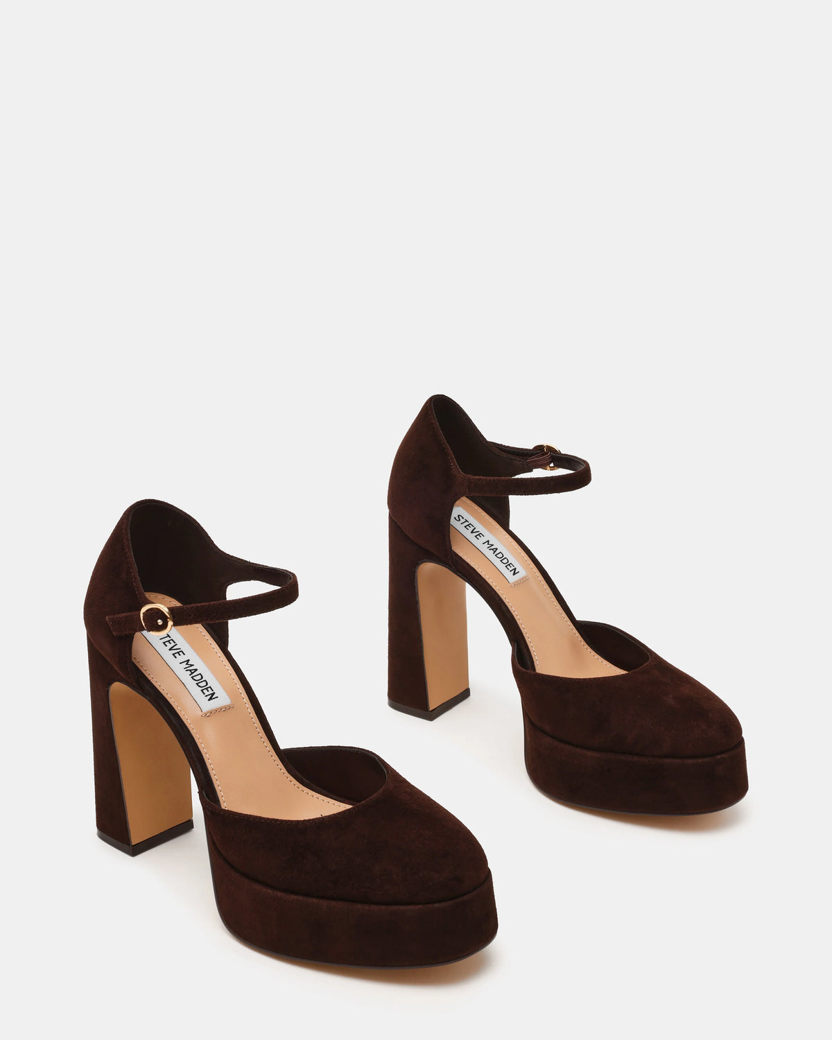 Steve Madden - Lexie Sandalo Chocolate Marrone Suede