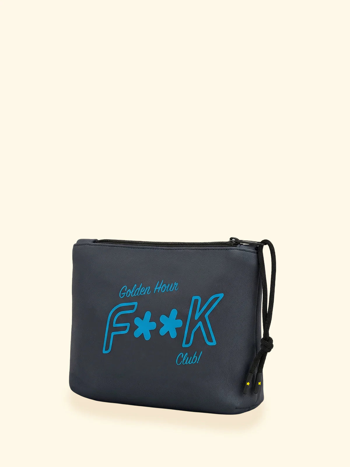 F**K - Pochette Neoprene con Logo e Zip SU8001-BU
