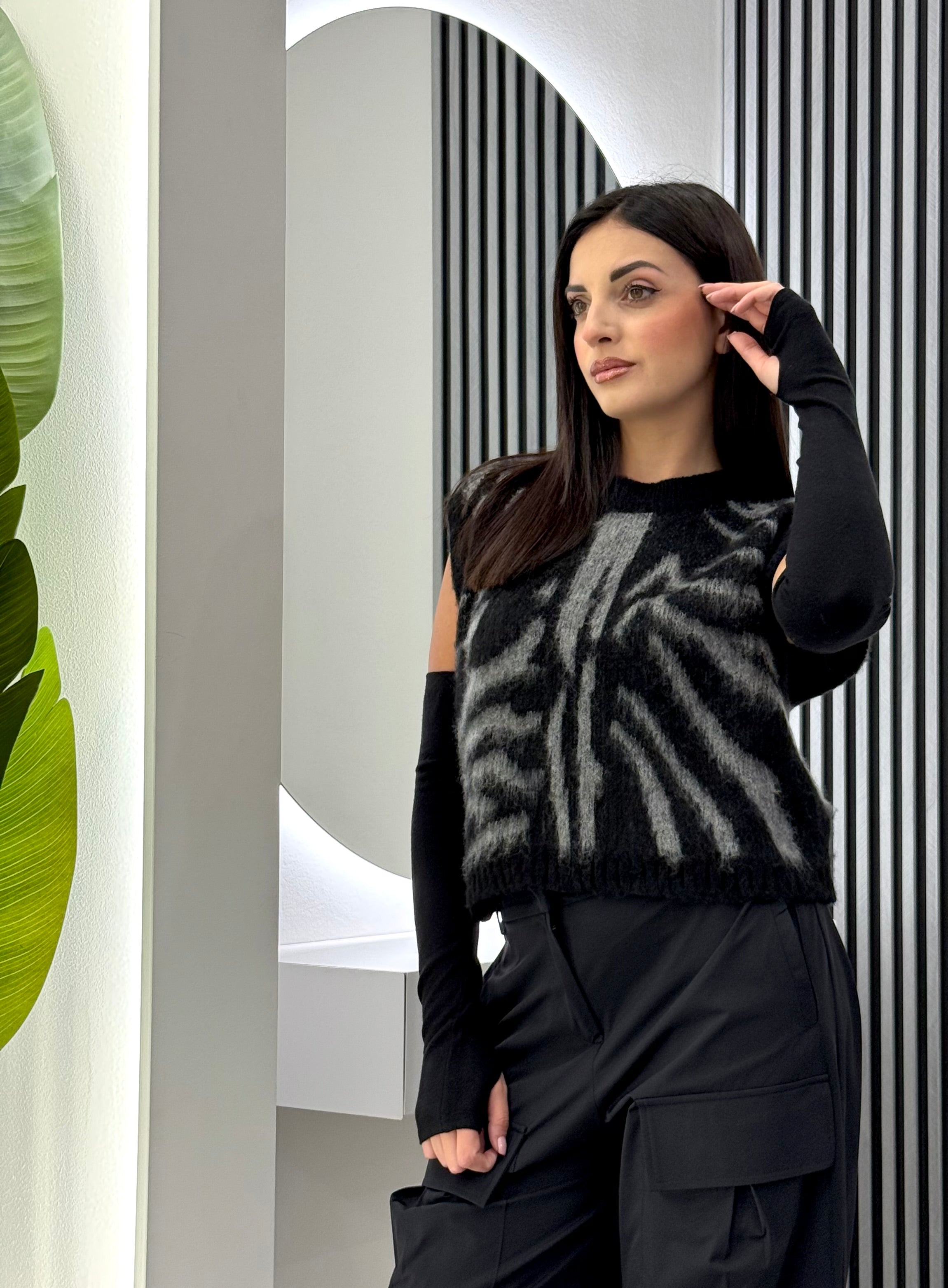 Club Crochet - Gilet Zebrato