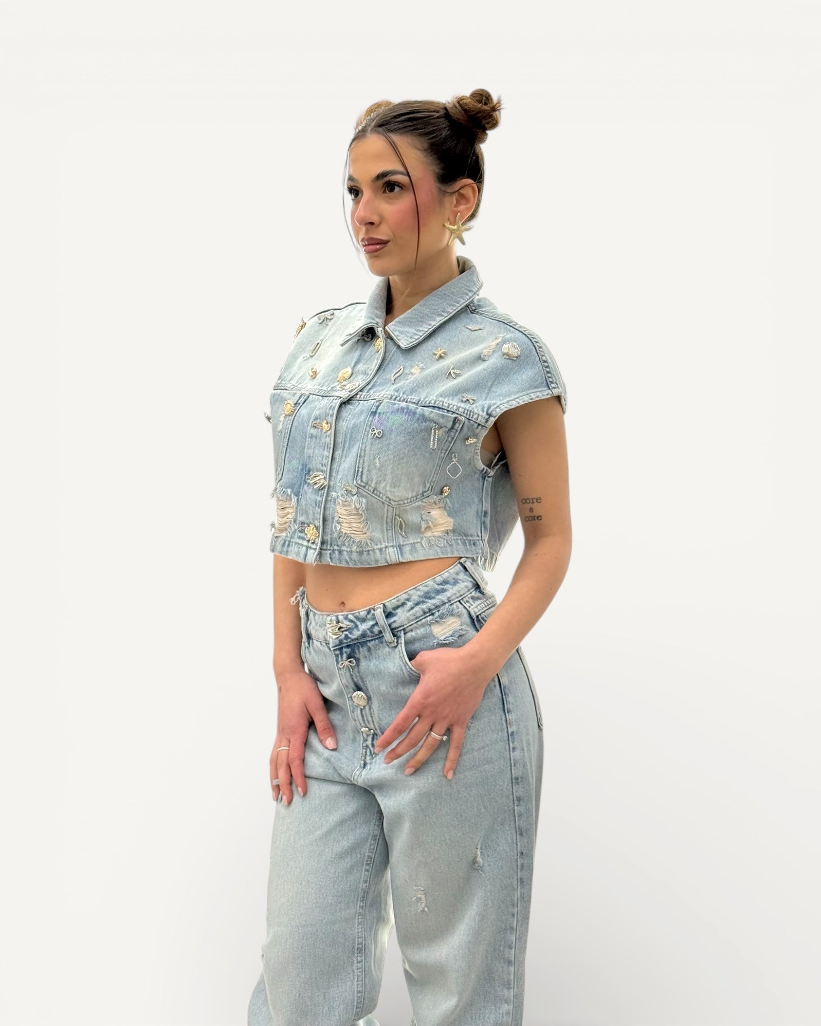 Kontatto - Gilet Denim