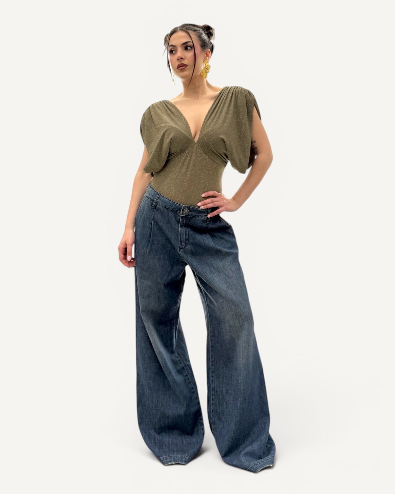 Kontatto - Body Incrocio Lurex