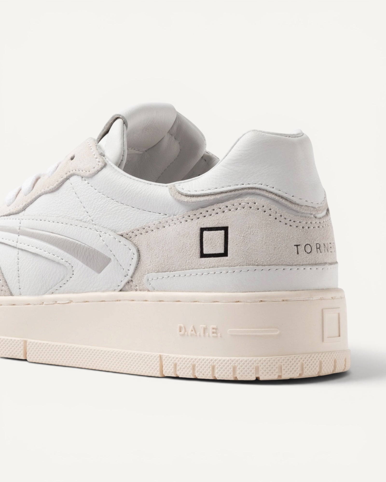 D.A.T.E. - Sneakers Torneo Pure Basic White-Beige