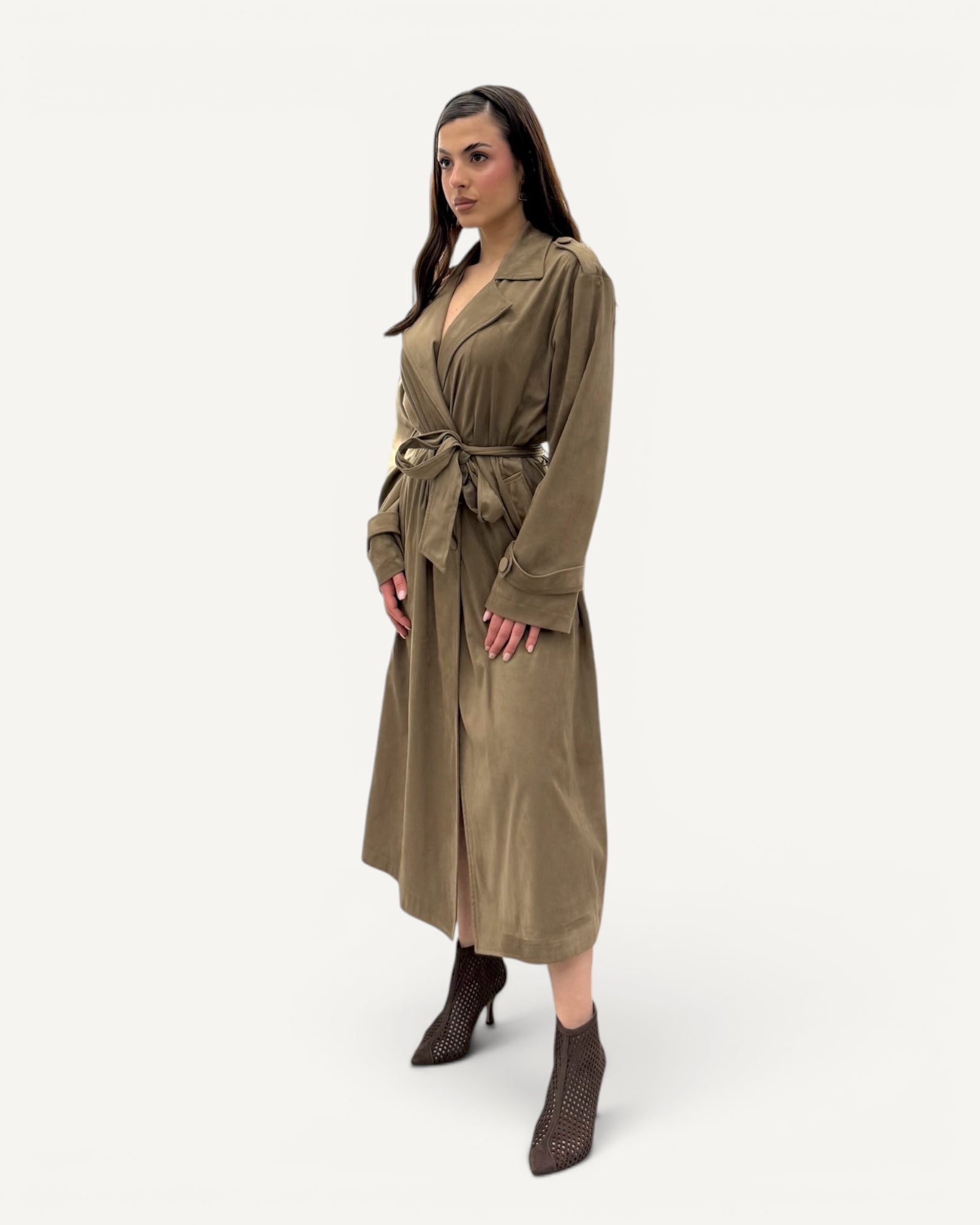 KikiSix - Trench in Suede