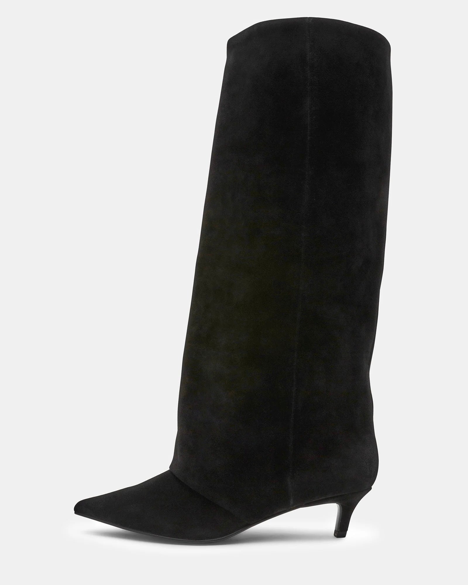 Steve Madden - Luca Stivale Nero Suede