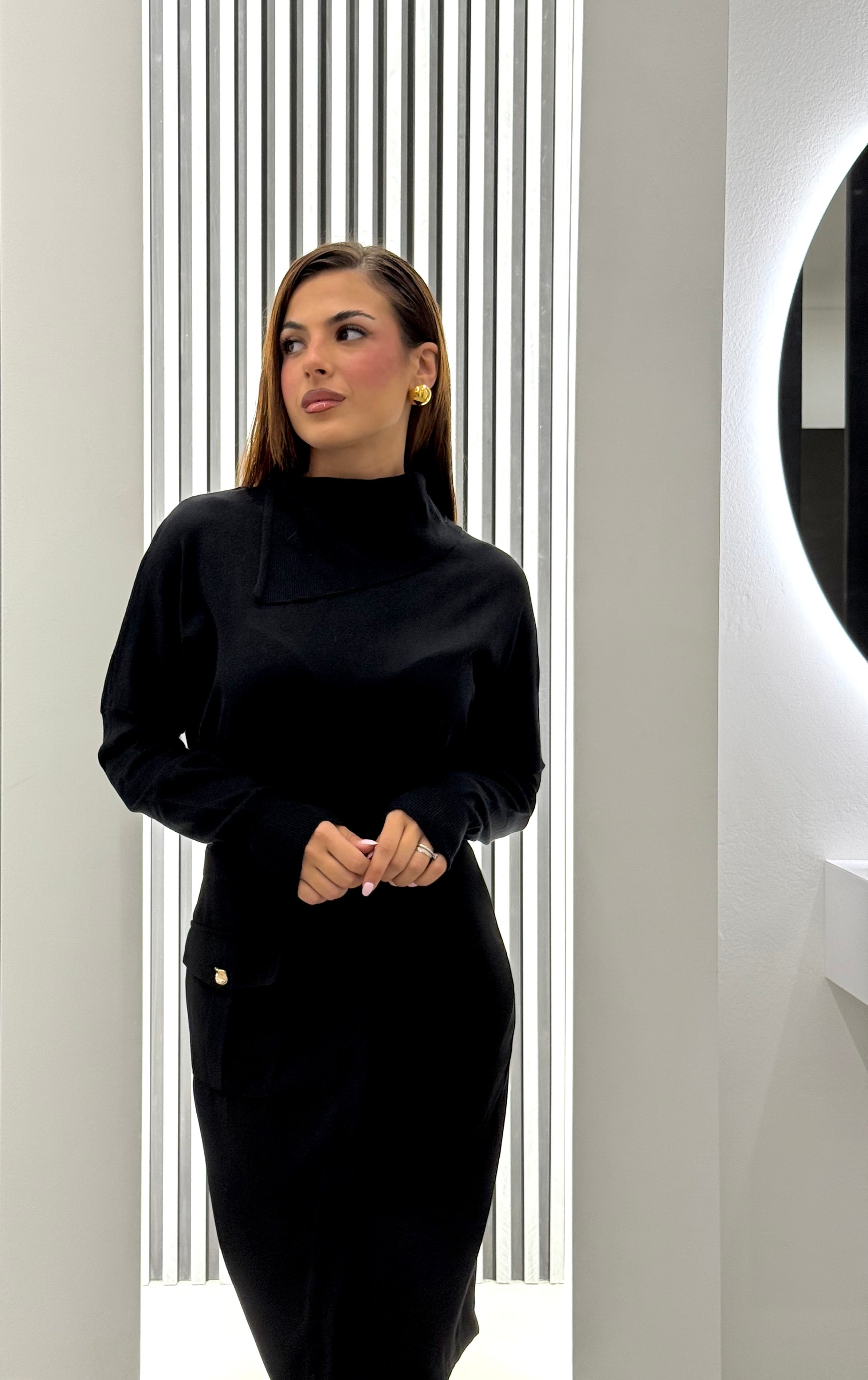 Koralline - Maglia Oversize Collo Ampio