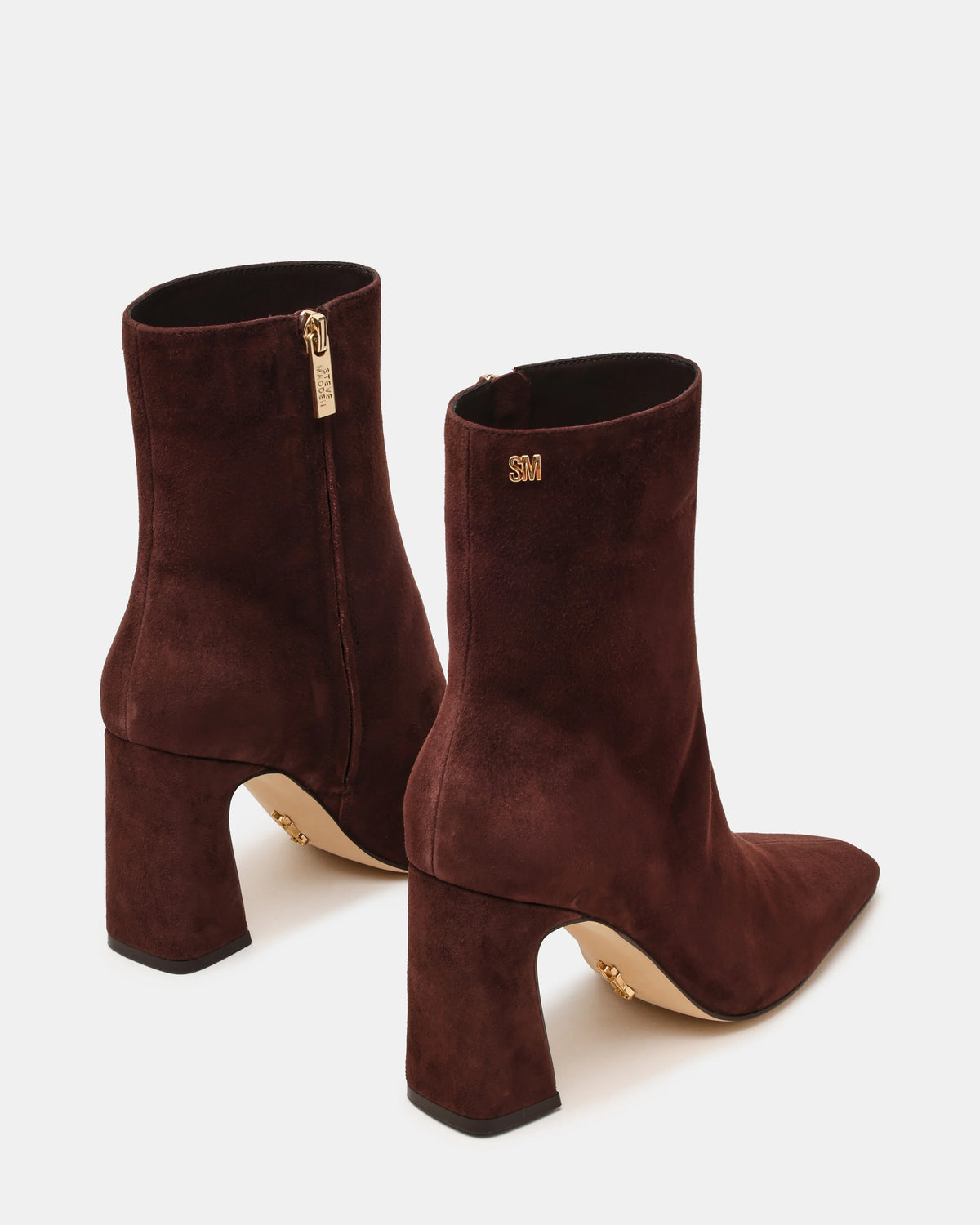 Steve Madden Flares - Tronchetto in Suede Marrone Chocolate