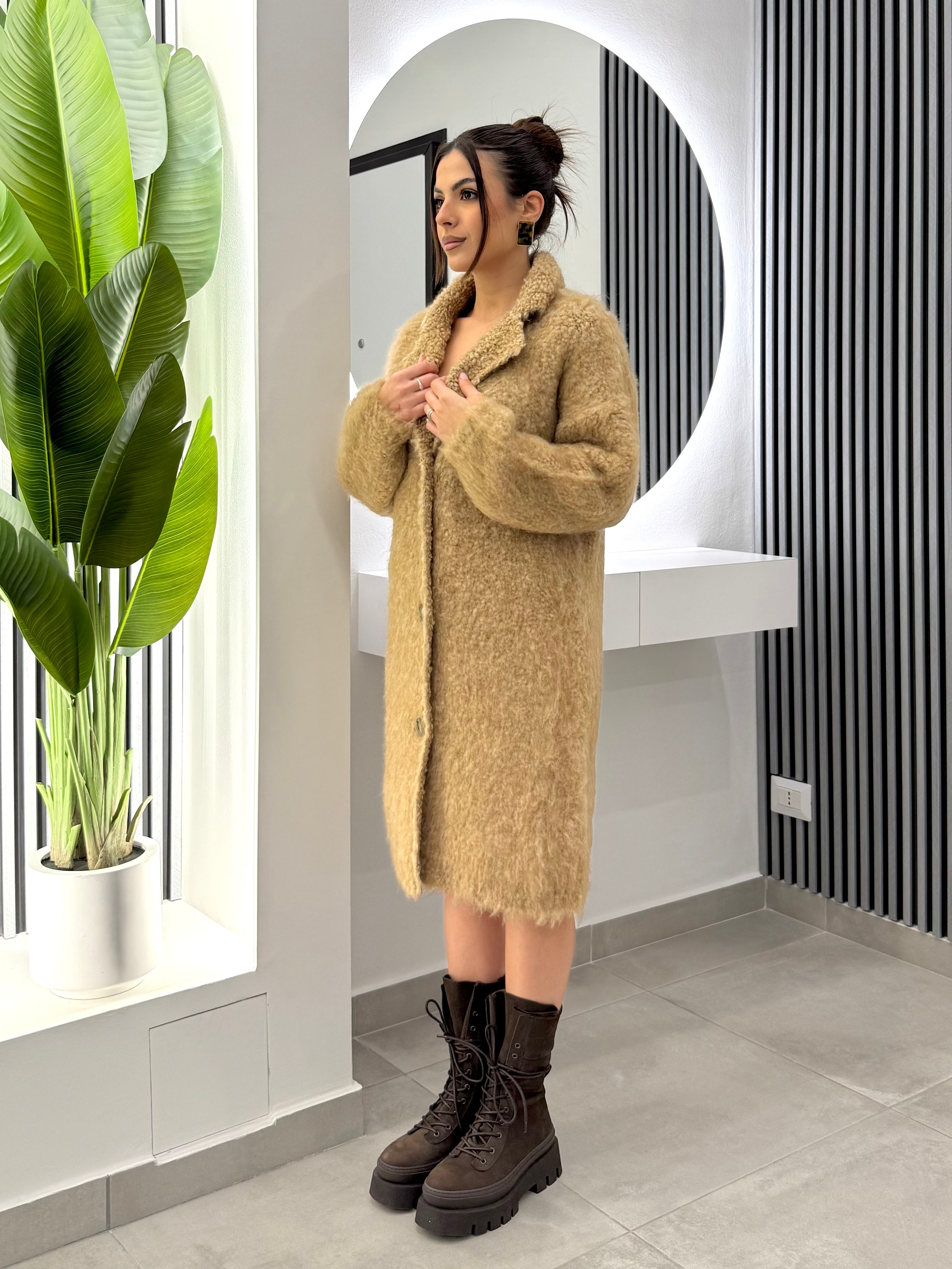 Kontatto - Cappottino Revers Biscotto