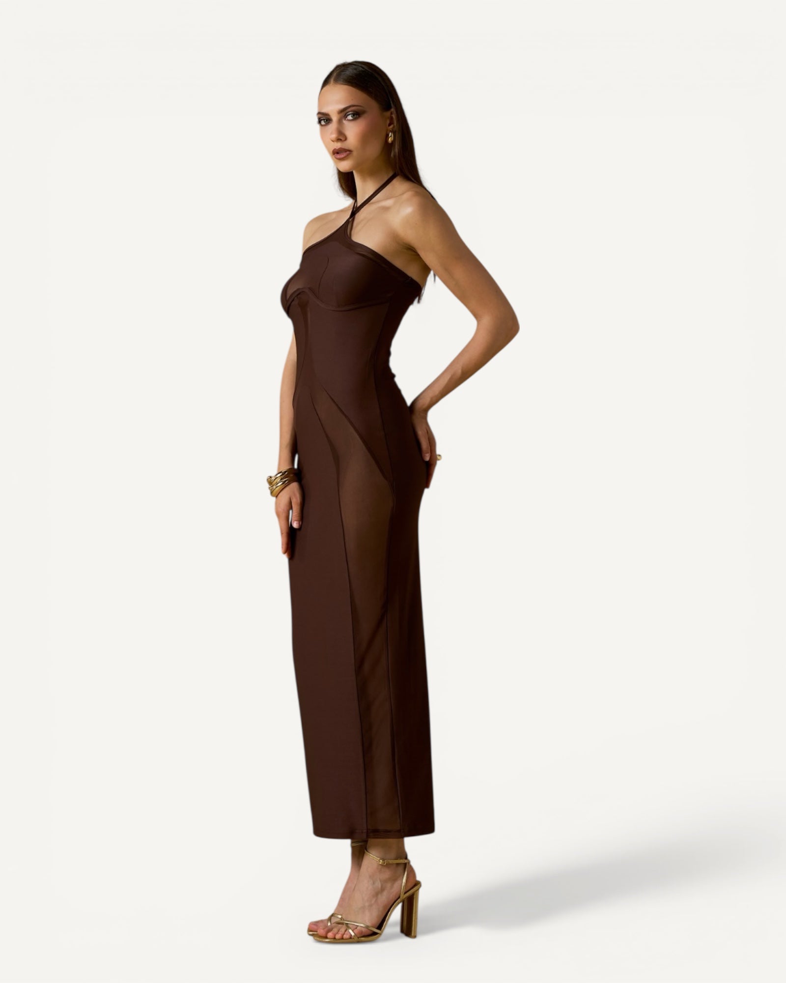 No Secrets - Abito Osé Marrone