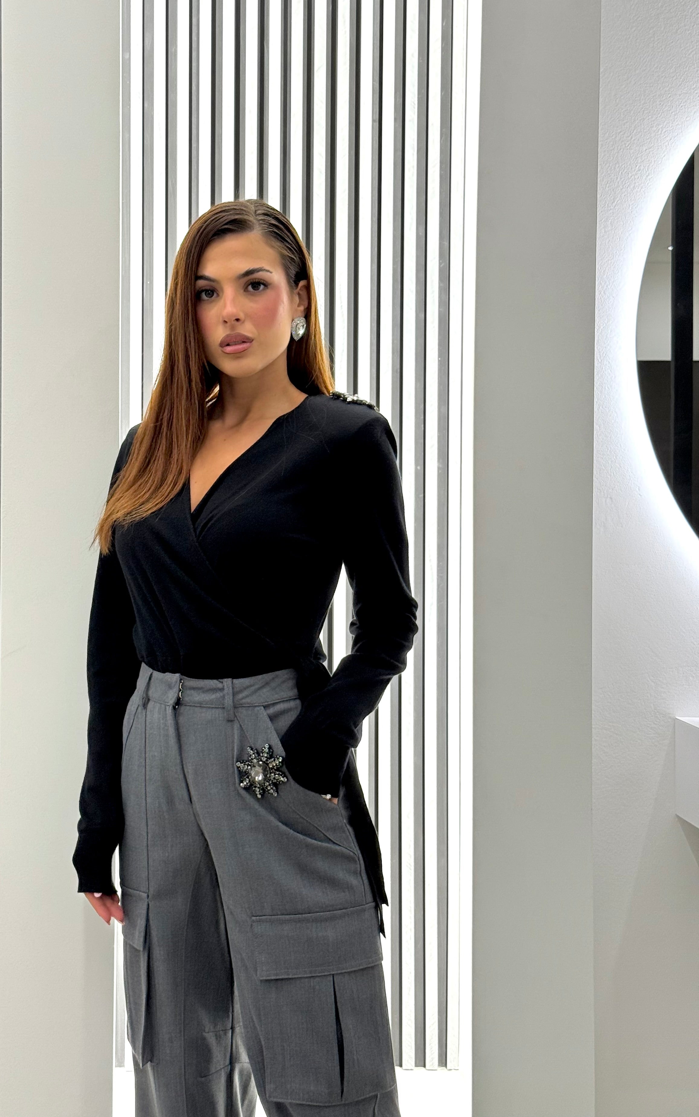 Koralline - Maglia Patch Sulle Spalle