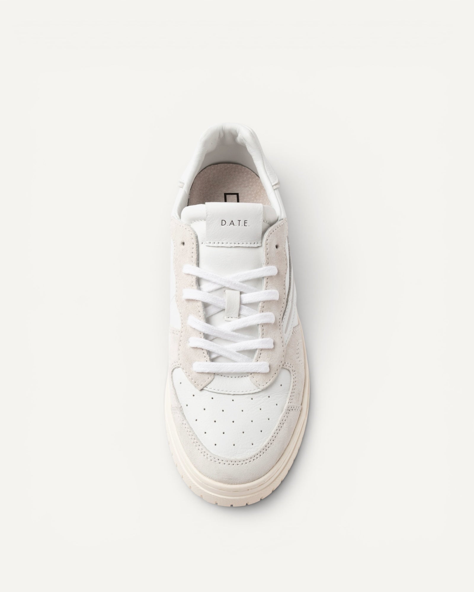 D.A.T.E. - Sneakers Torneo Pure Basic White-Beige
