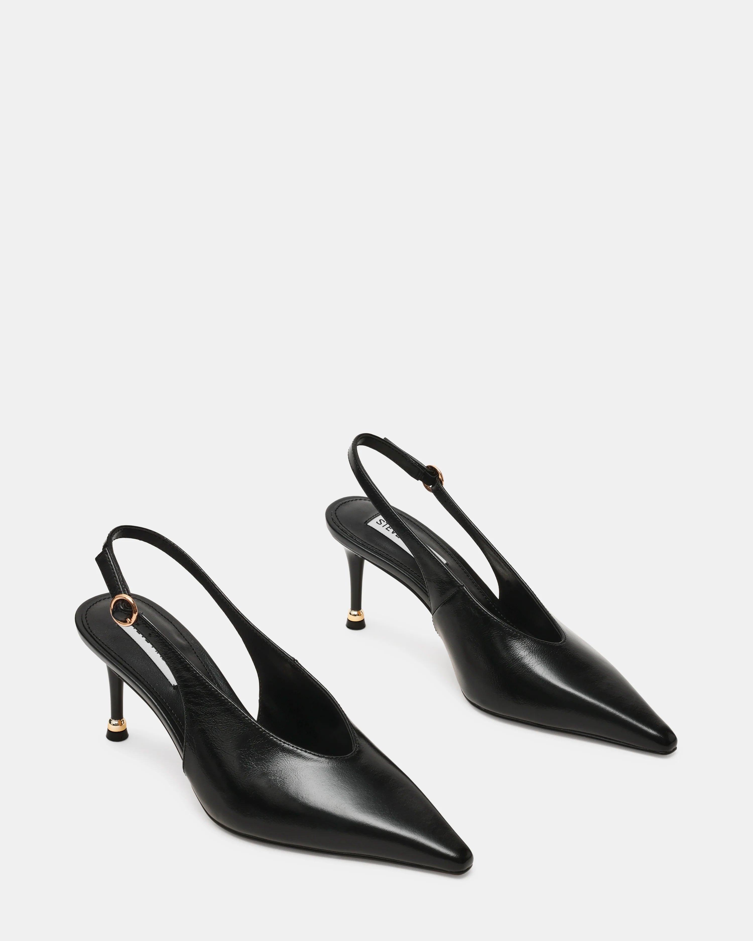 Steve Madden - Archway Décolleté Nero in Vernice