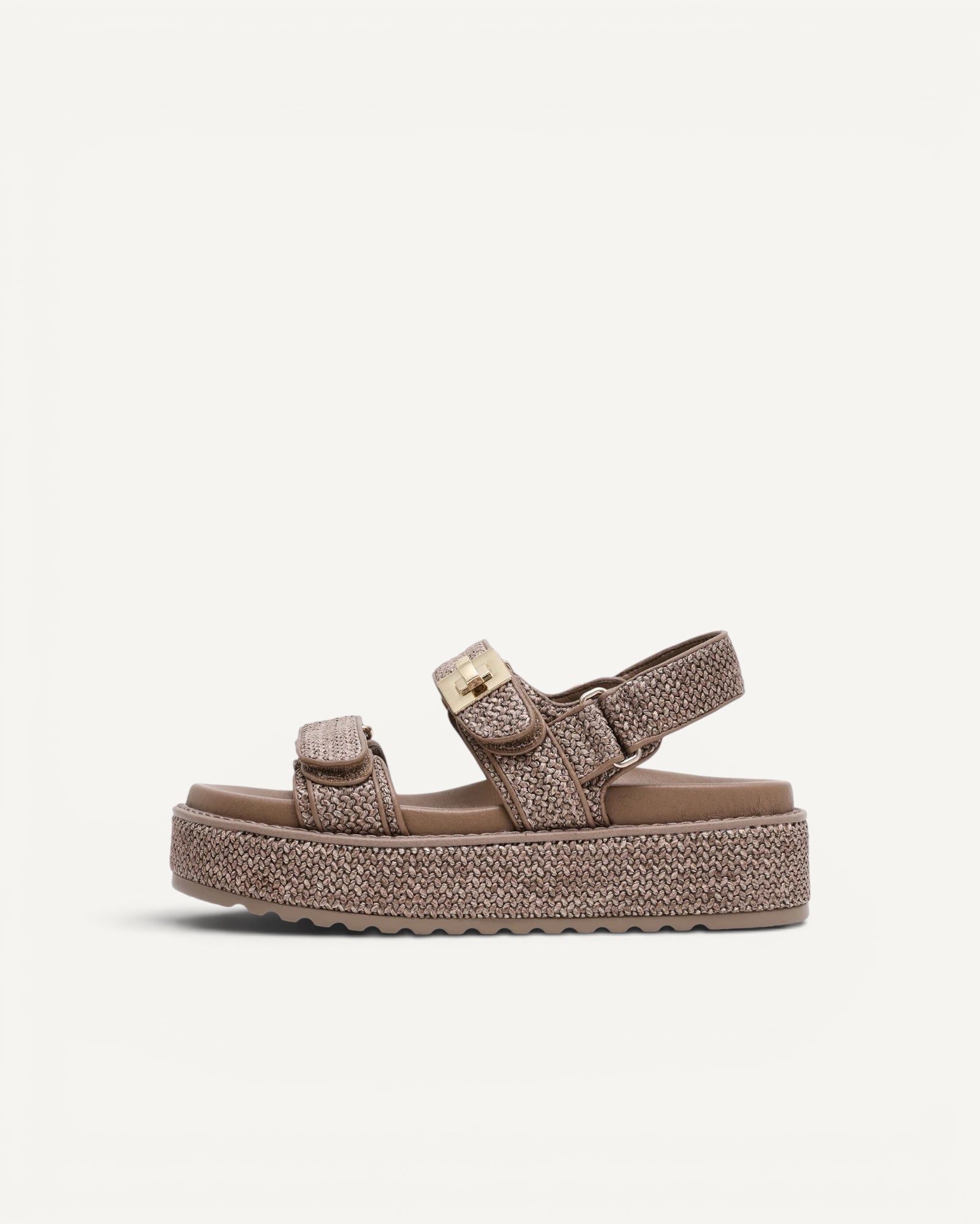 Steve Madden - Sandalo Bigmona Charcoal Raffia
