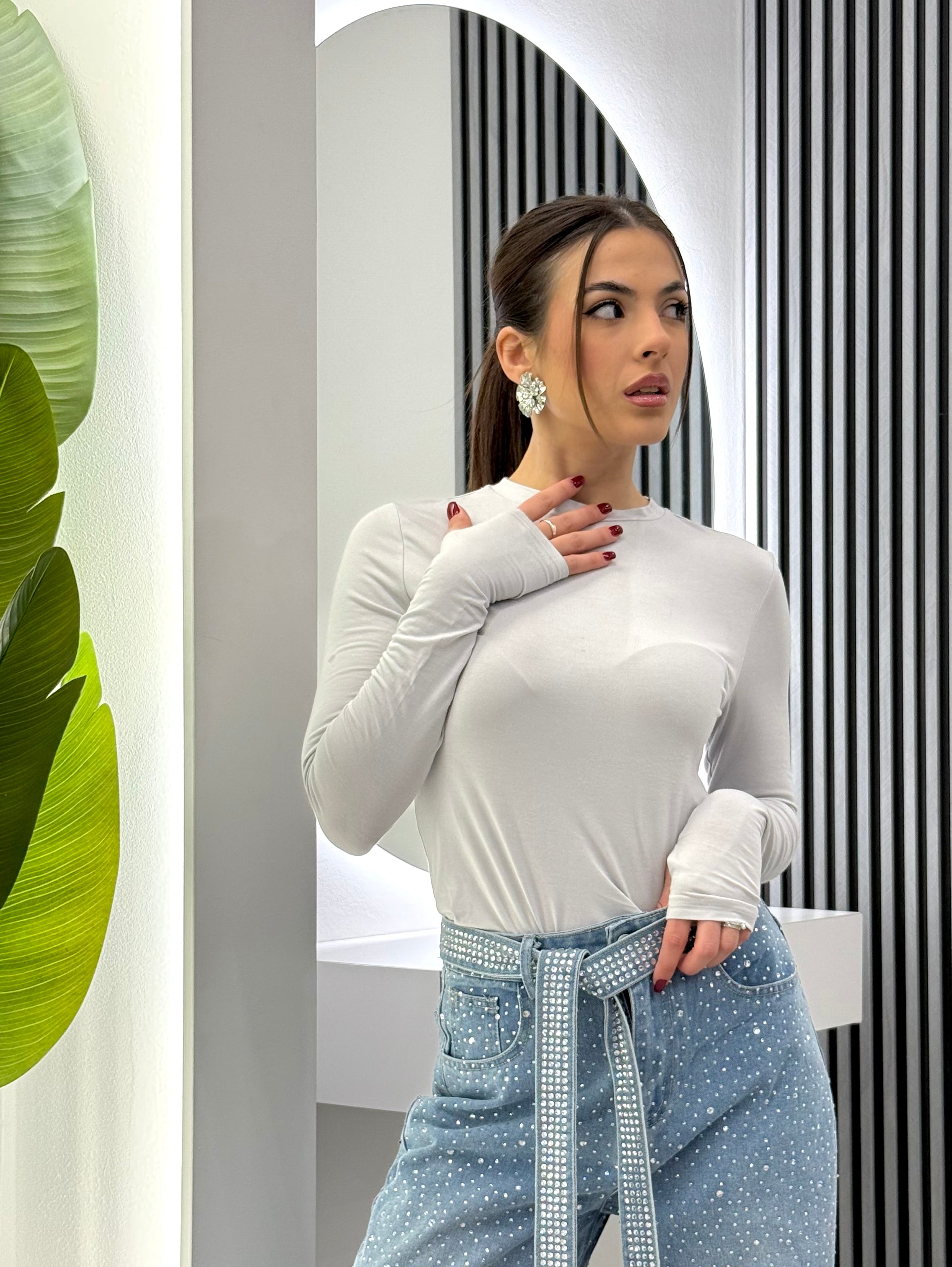 Club Crochet - Maglia Guanto Grigio