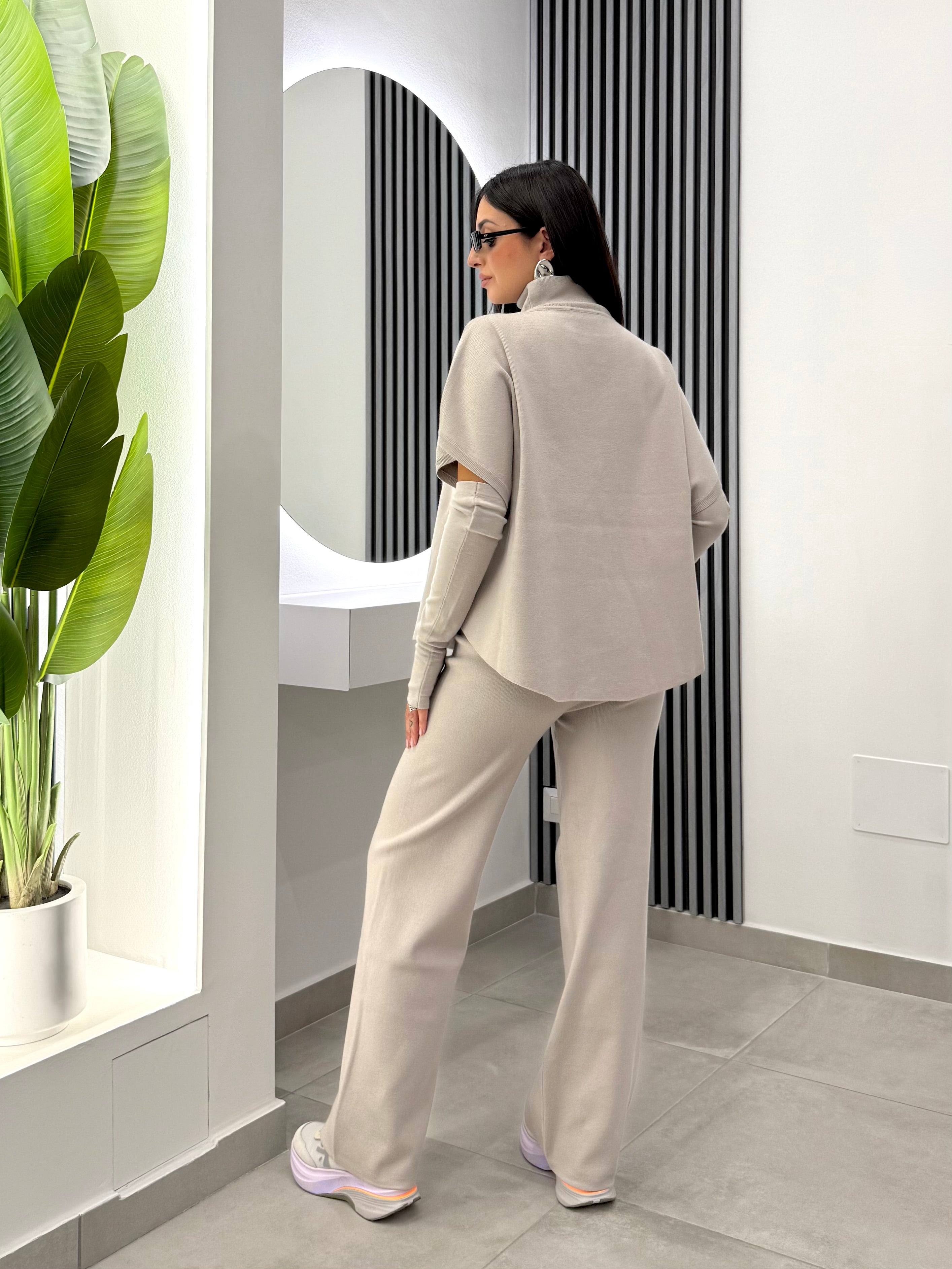 Club Crochet - Set Coordinato Grigio