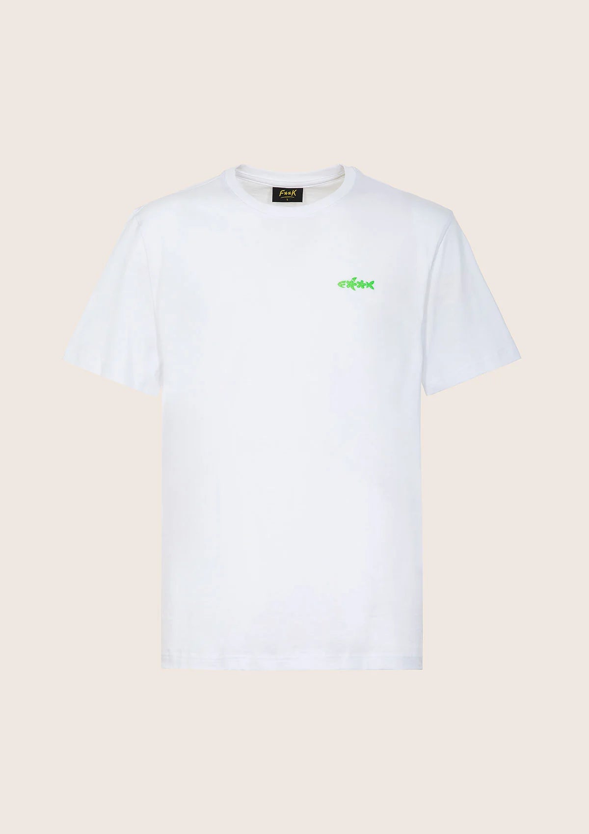 F**K - T-Shirt Uomo Bianca M01TS70-WH