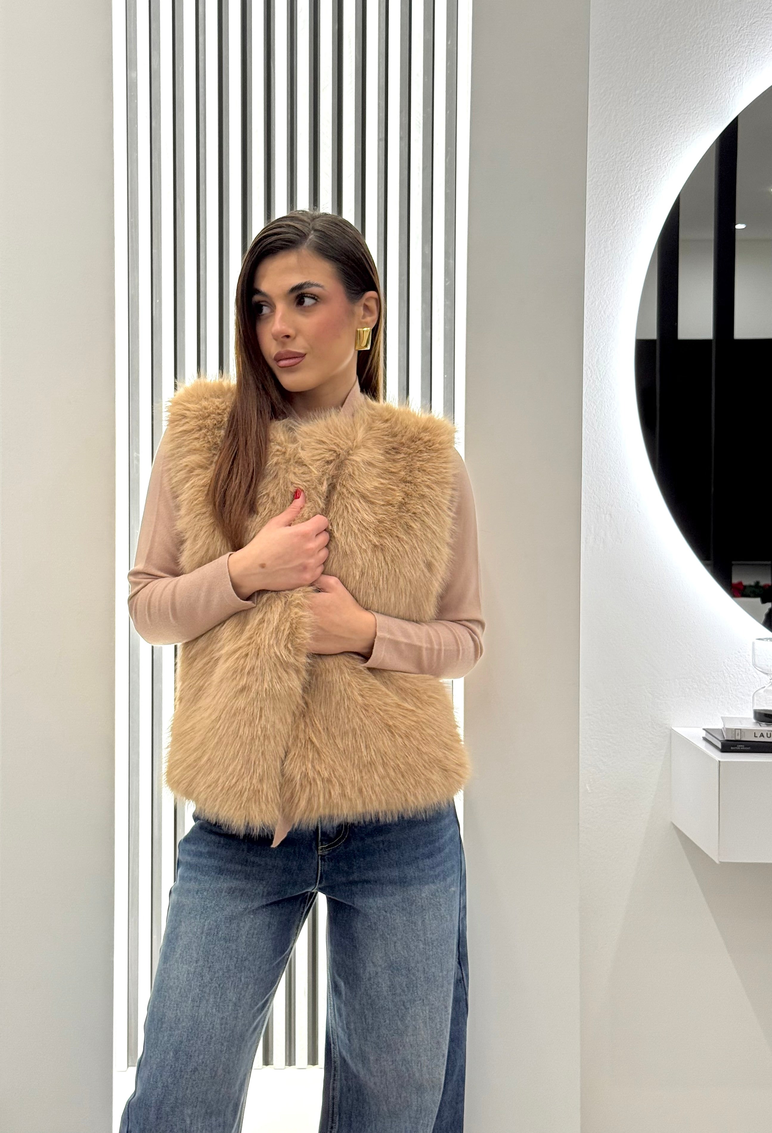 Koralline - Gilet Pelliccia