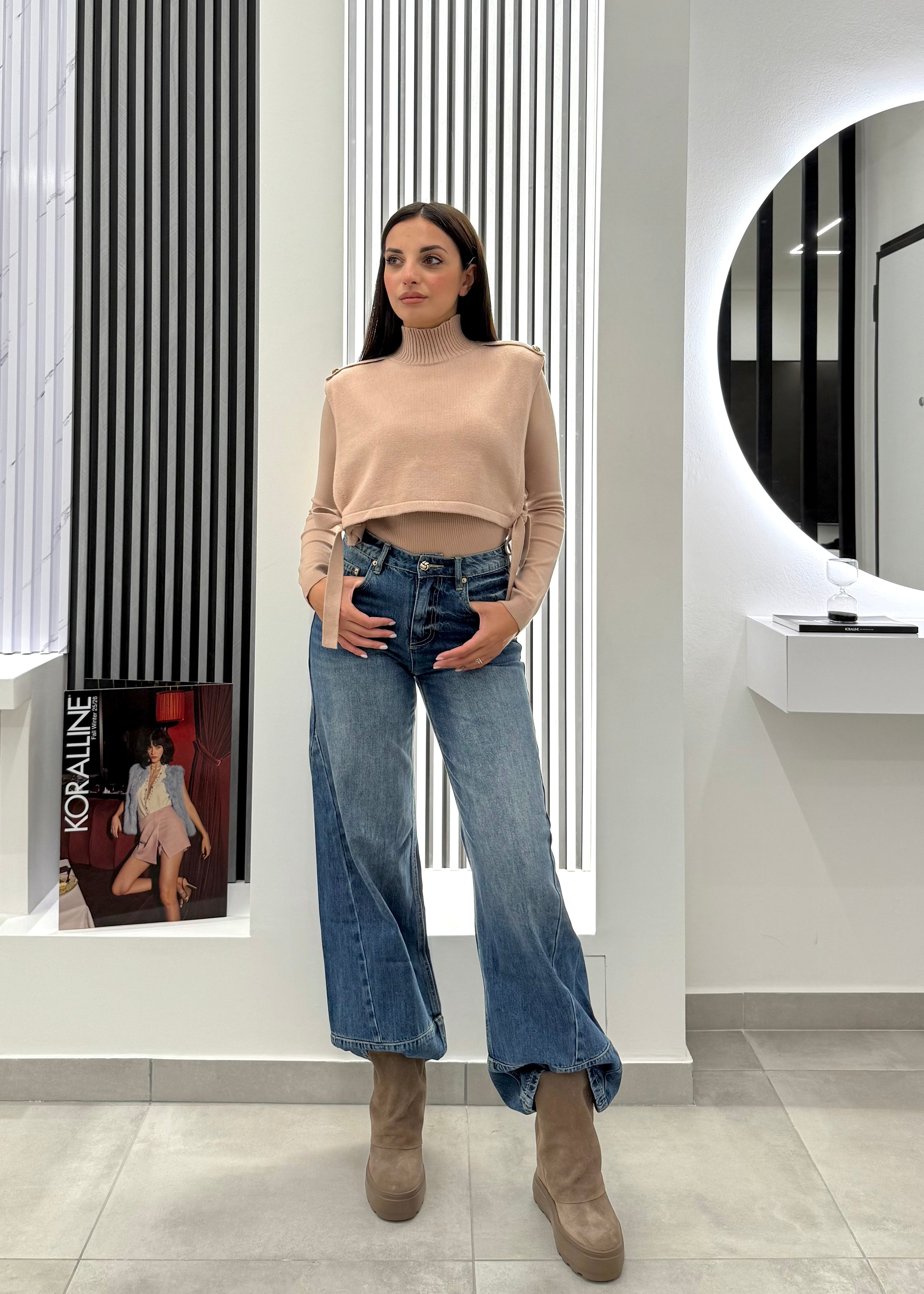 Koralline - Maglia Con Gilet Staccabile