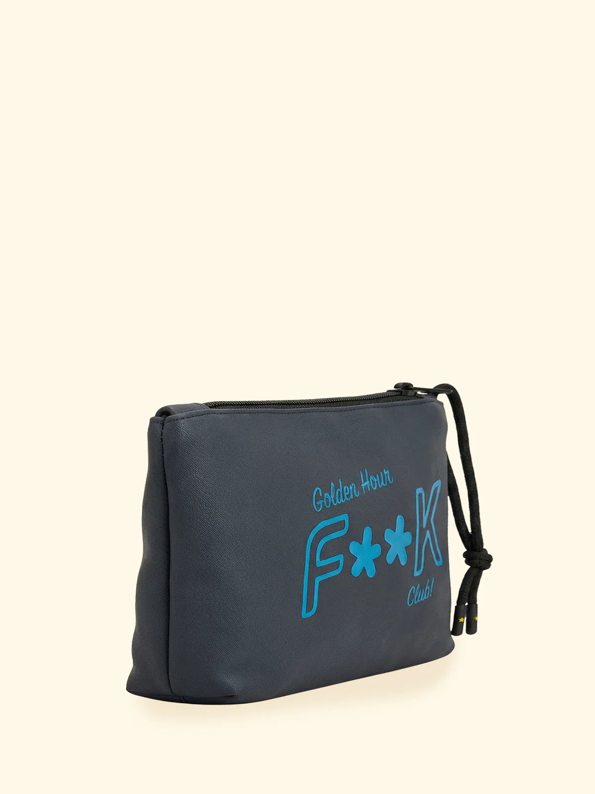 F**K - Pochette Neoprene con Logo e Zip SU8001-BU
