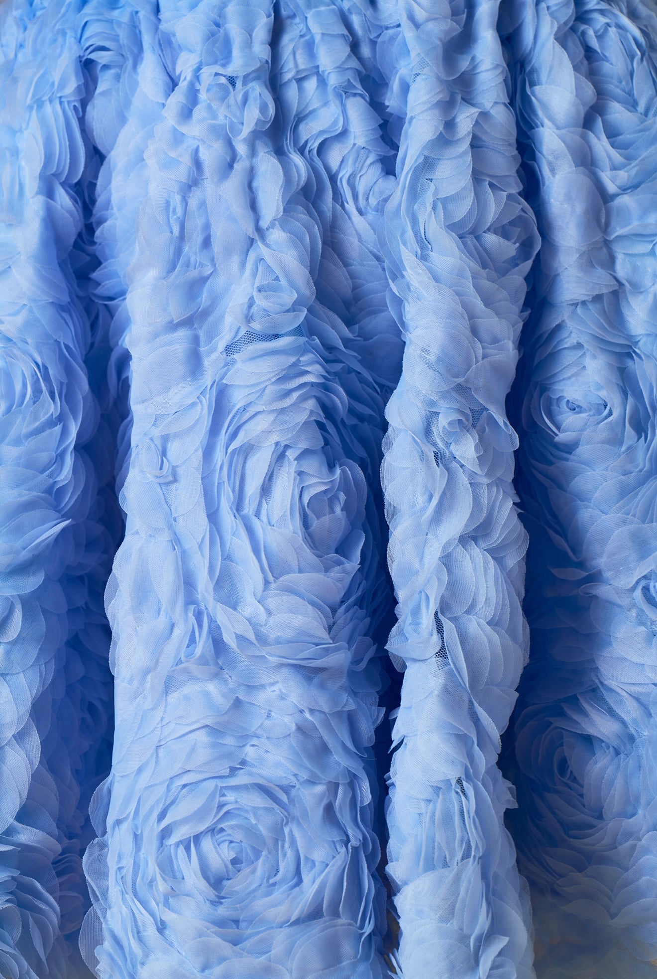 No Secrets - Abito Corto con Rose e Tulle