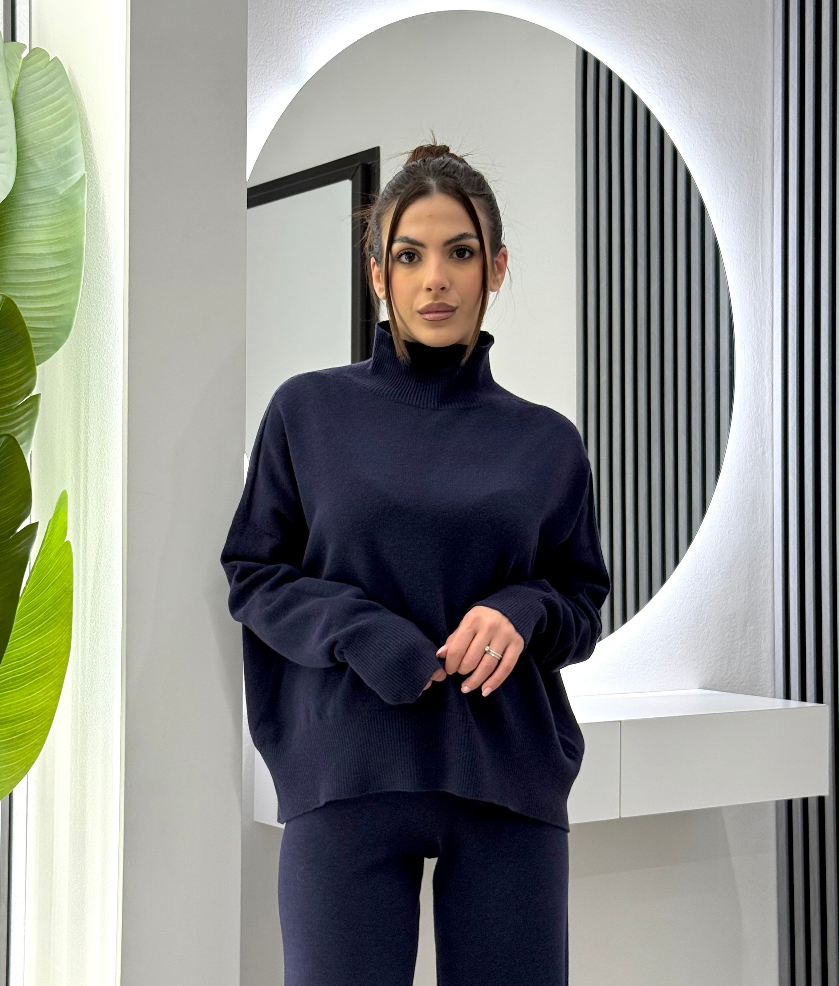 Kontatto - Lupetto Over Stondato Blu