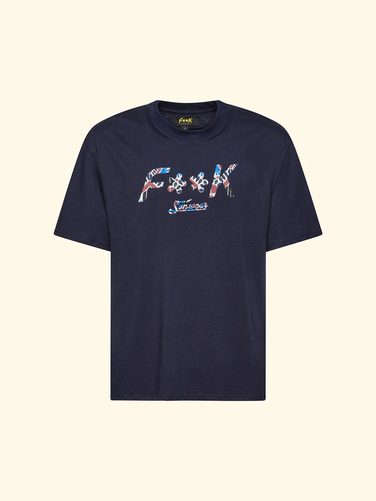F**K - T-Shirt Uomo Girocollo Stampa Frontale SM6011-BU