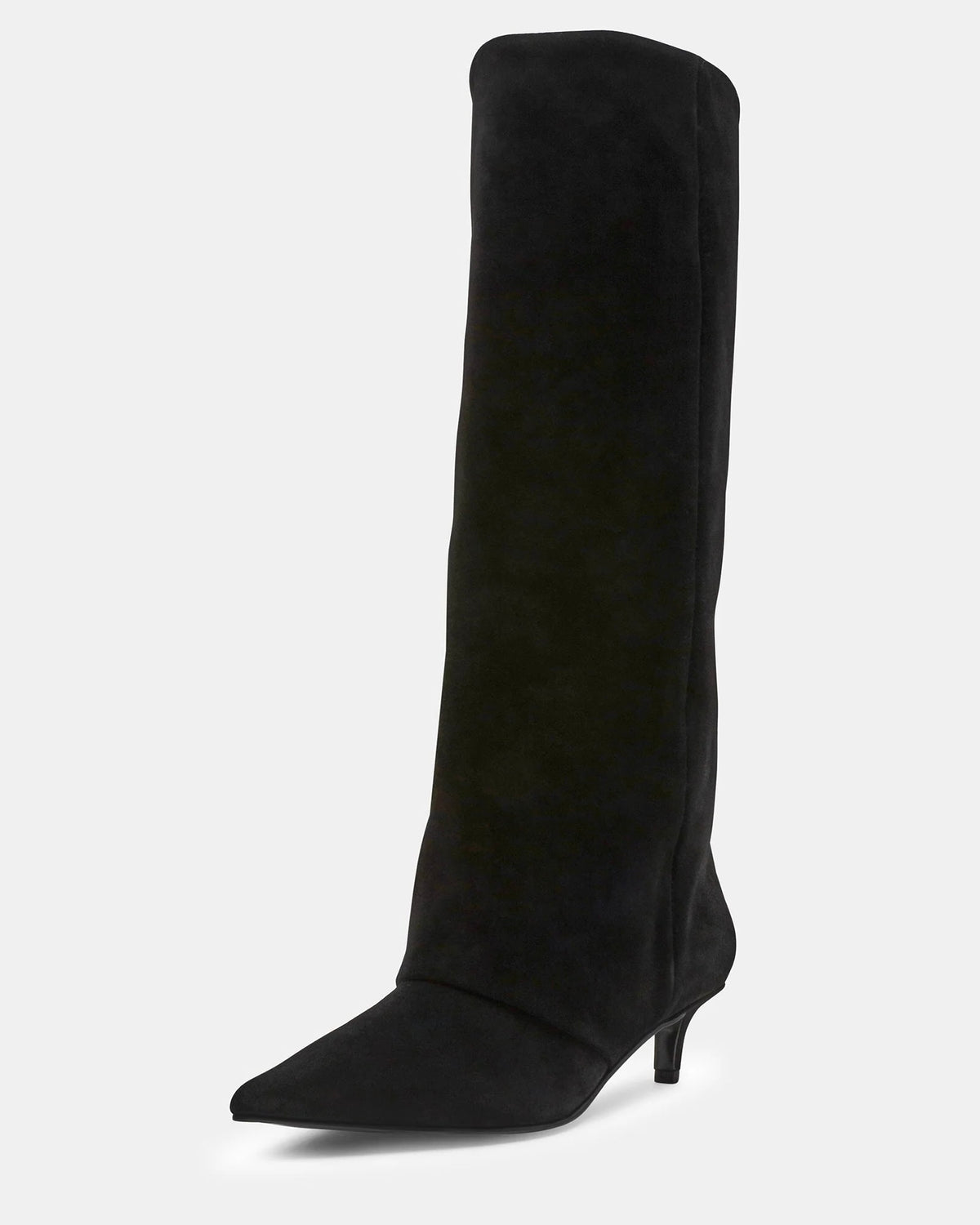 Steve Madden - Luca Stivale Nero Suede