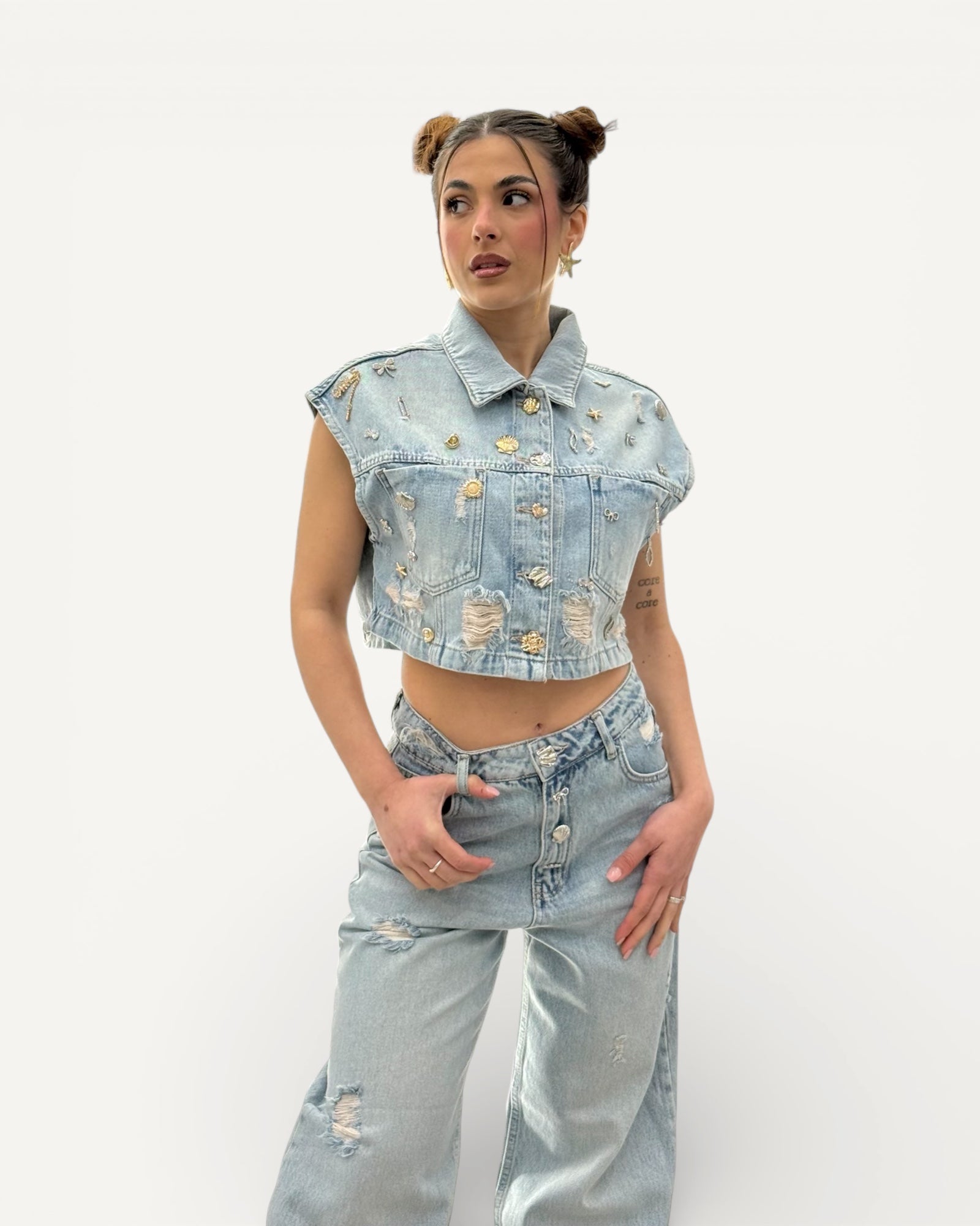 Kontatto - Gilet Denim