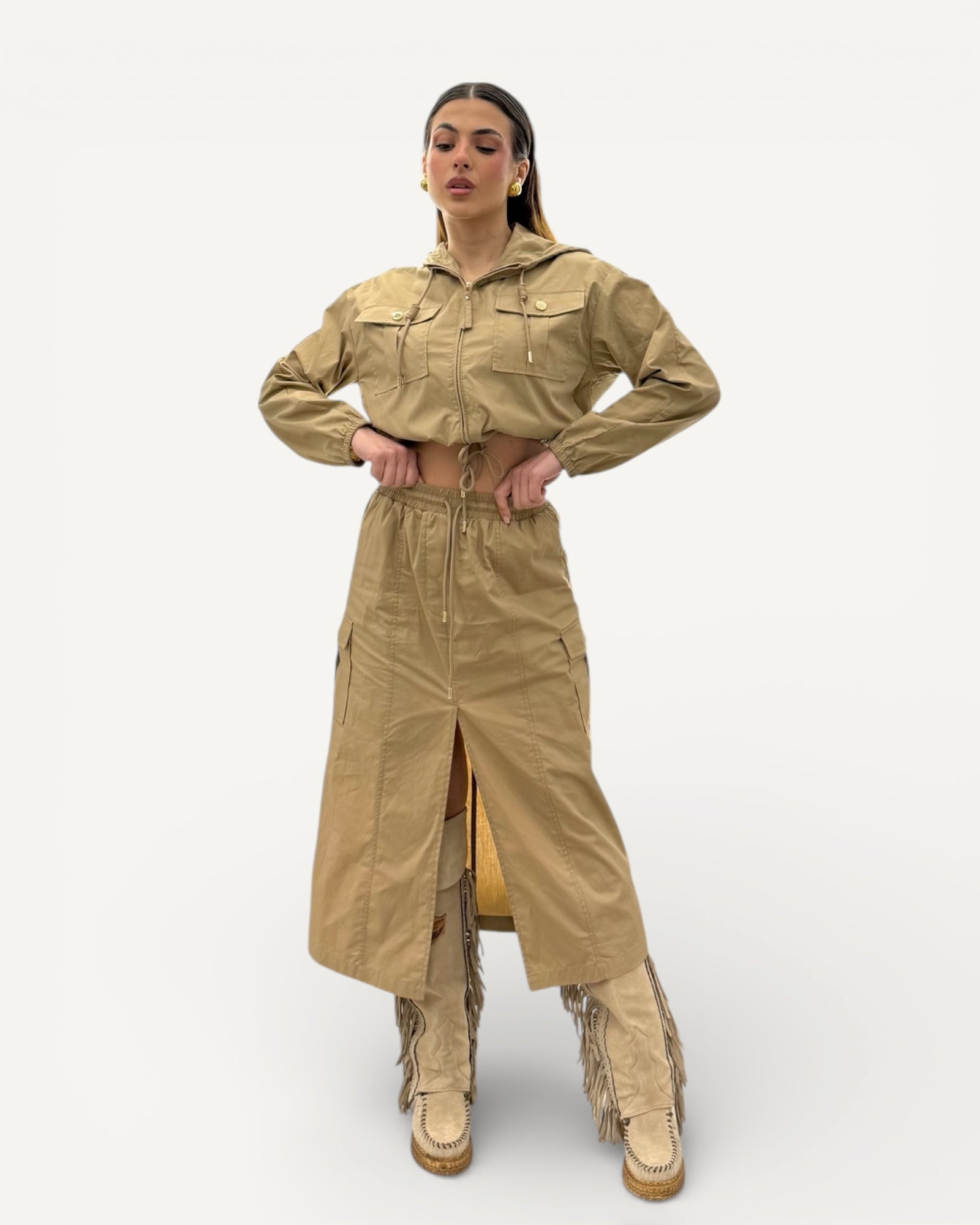 No Secrets - Gonna Cargo con Spacco in Cotone