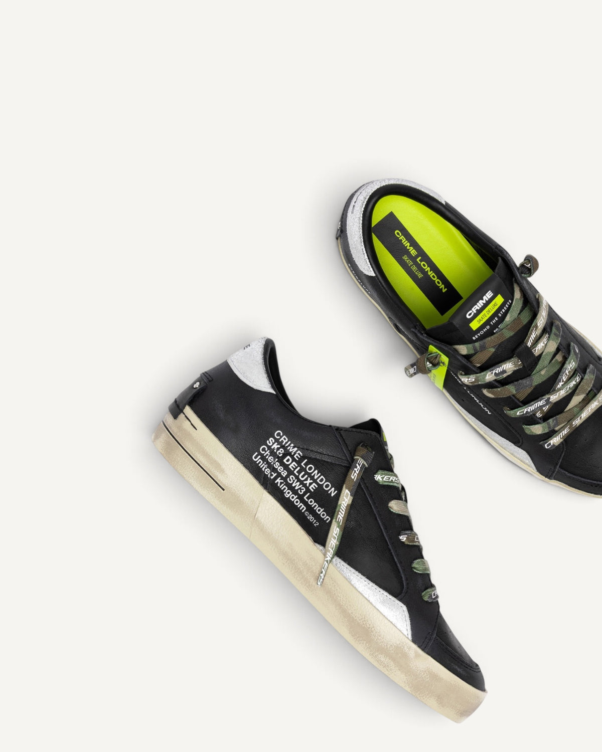 Crime London - Skate Military Black