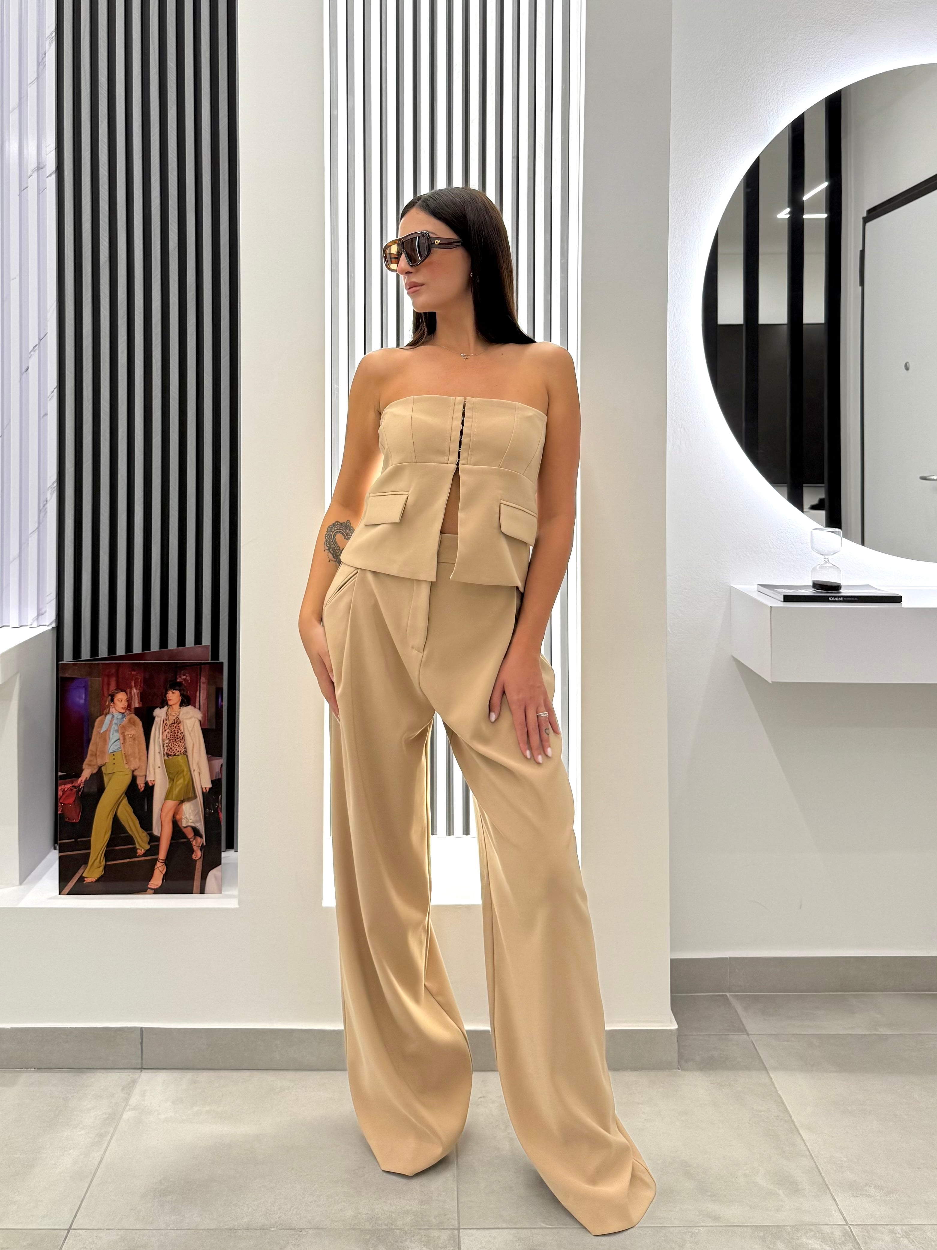 Koralline - Pantalone con Piegone