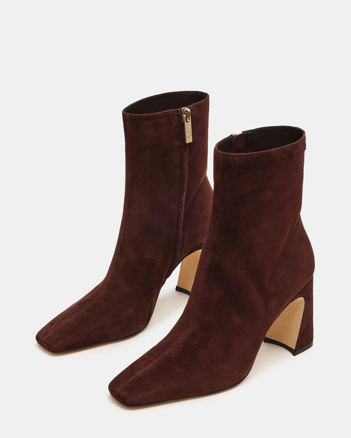 Steve Madden Flares - Tronchetto in Suede Marrone Chocolate