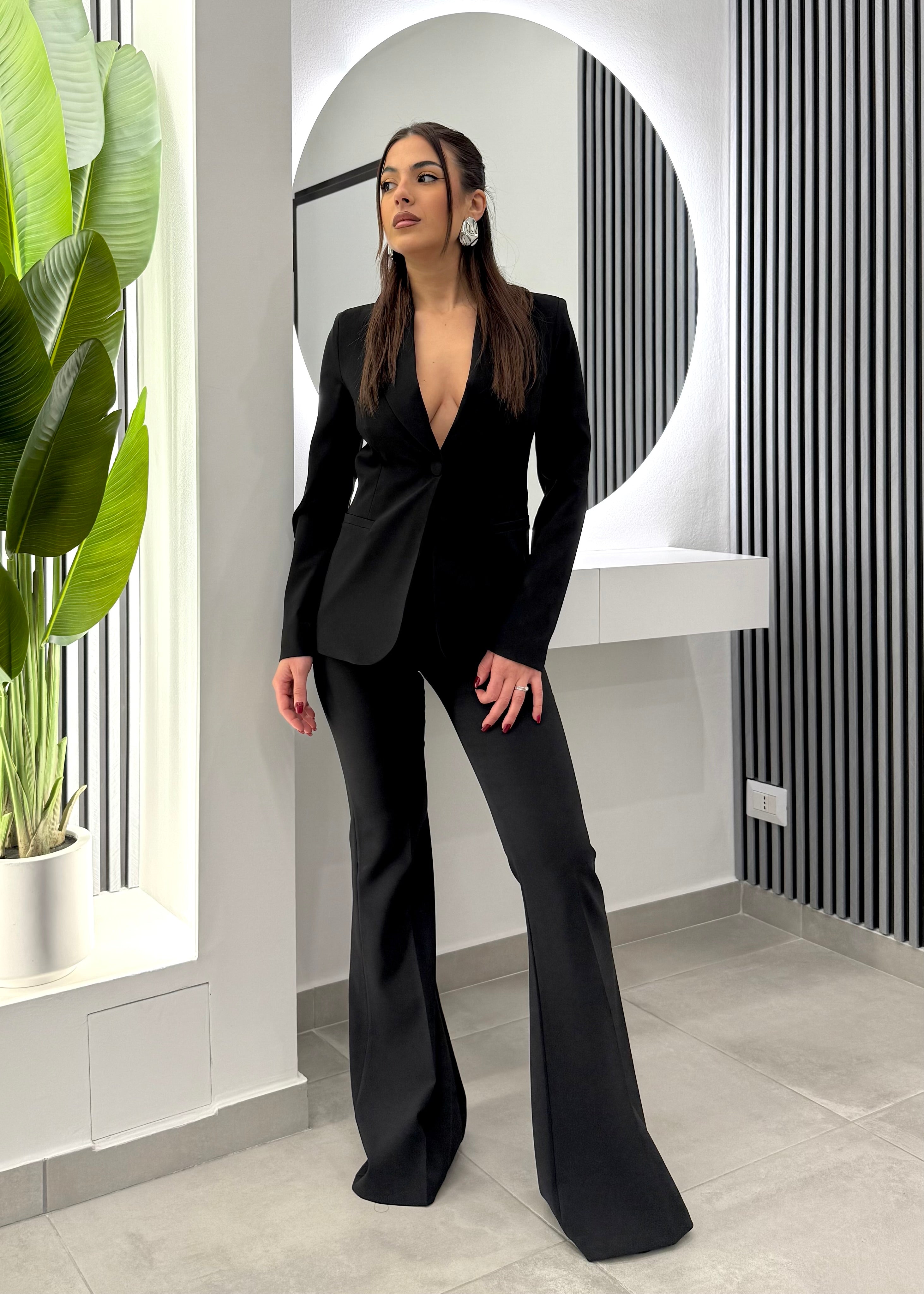 D'Elle Giulia Mastini - Giacca Monopetto Nero