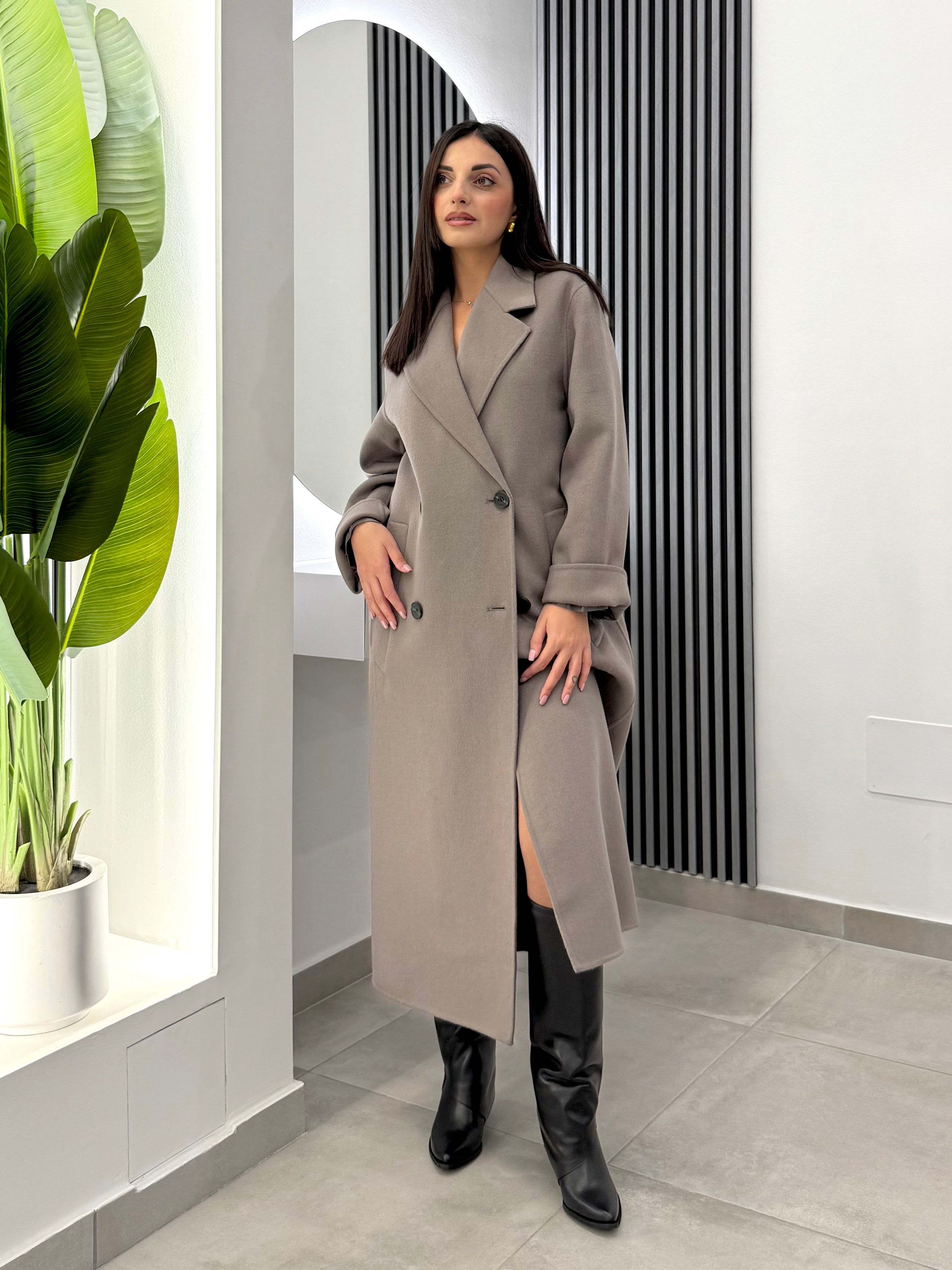Park Place - Cappotto Diane Taupe