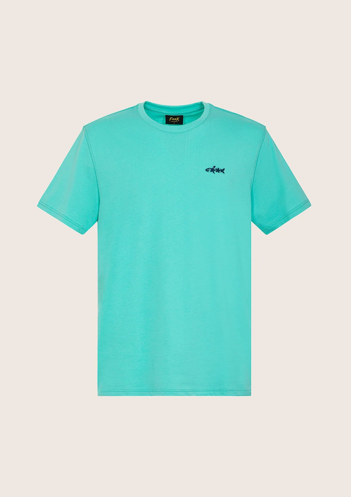 F**K - T-Shirt Uomo Verde Acqua M01TS72-AQ