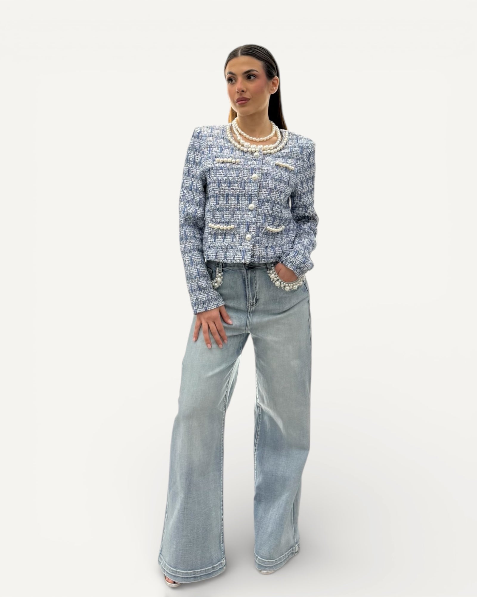 No Secrets - Giacca Bouclette