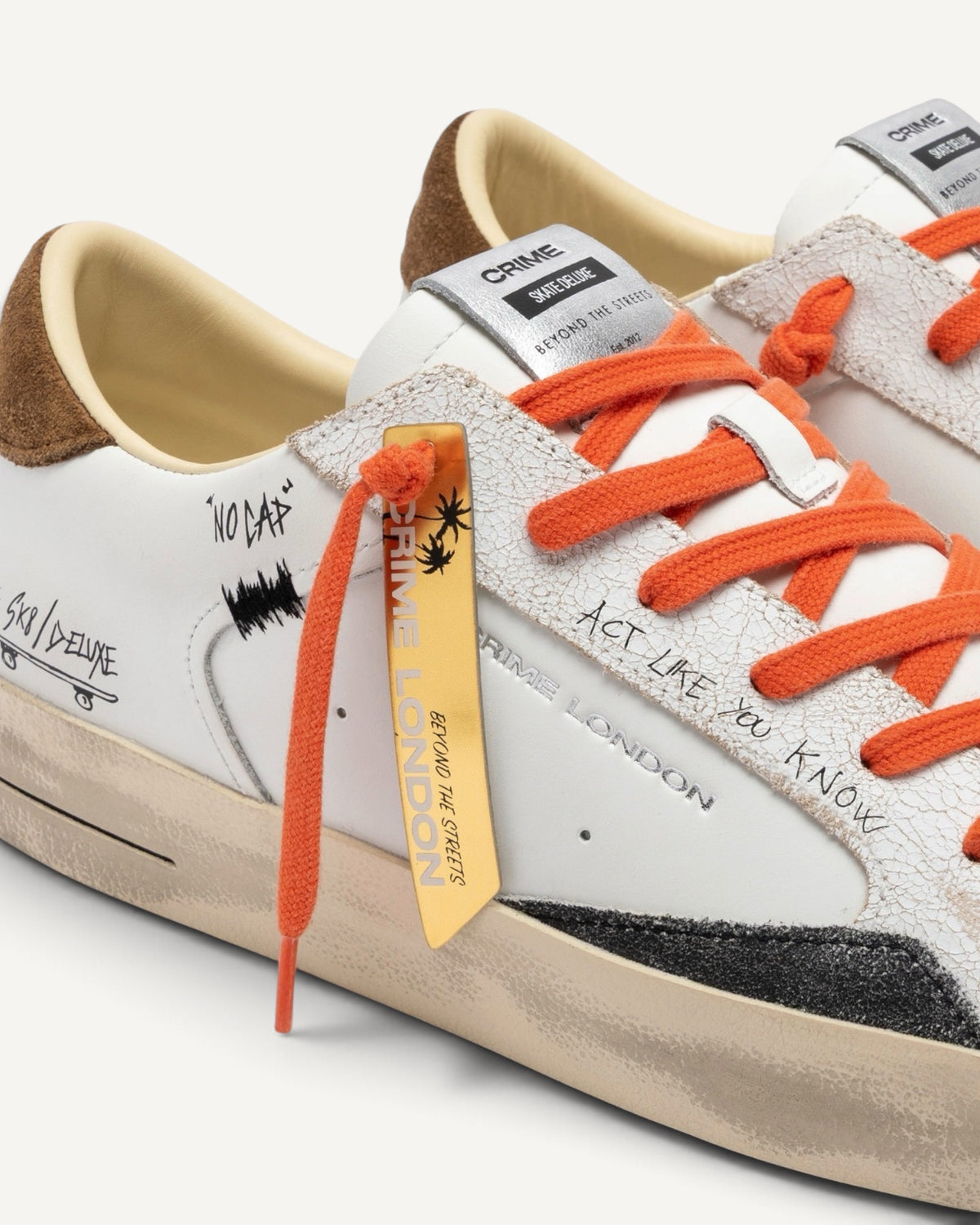 Crime London - Skate Orange Flame