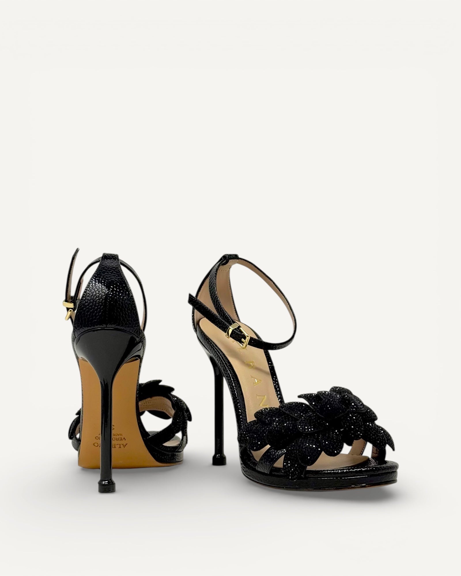 Albano - Sandalo Snake Nero