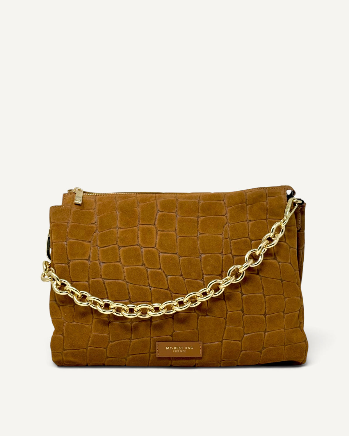 My Best Bag - Borsa Reflex Croco Suede Cognac