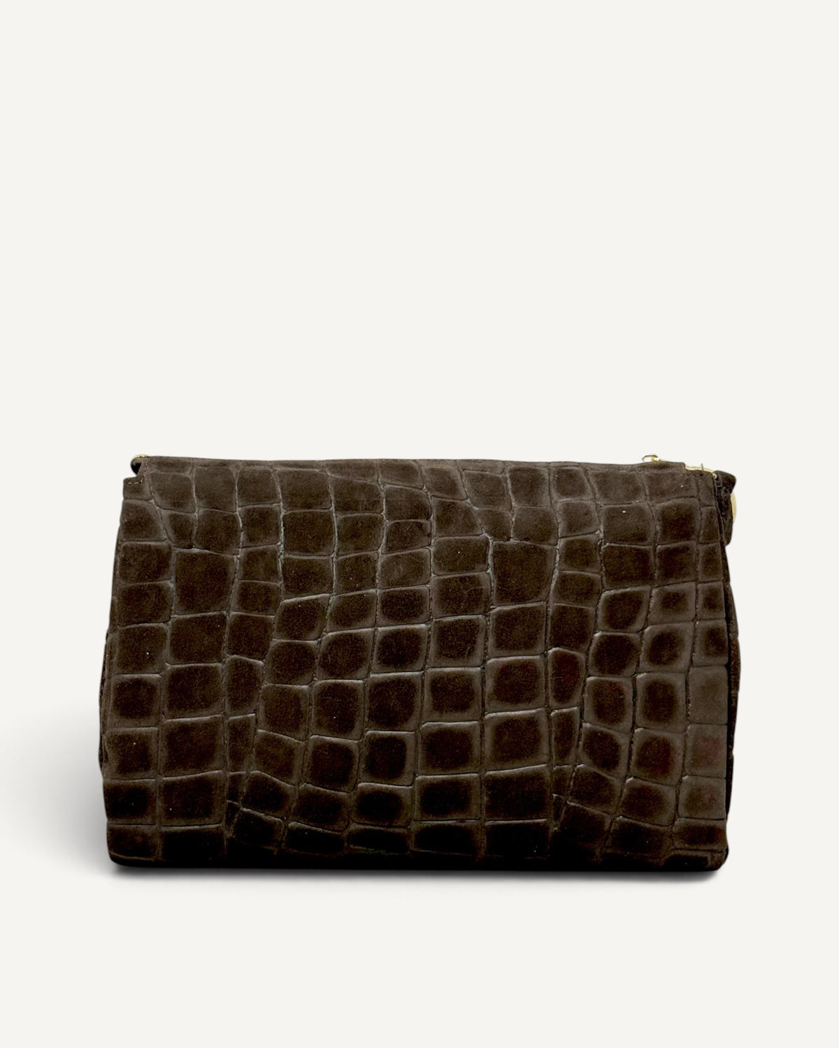 My Best Bag - Borsa Reflex Croco Suede Testa di Moro