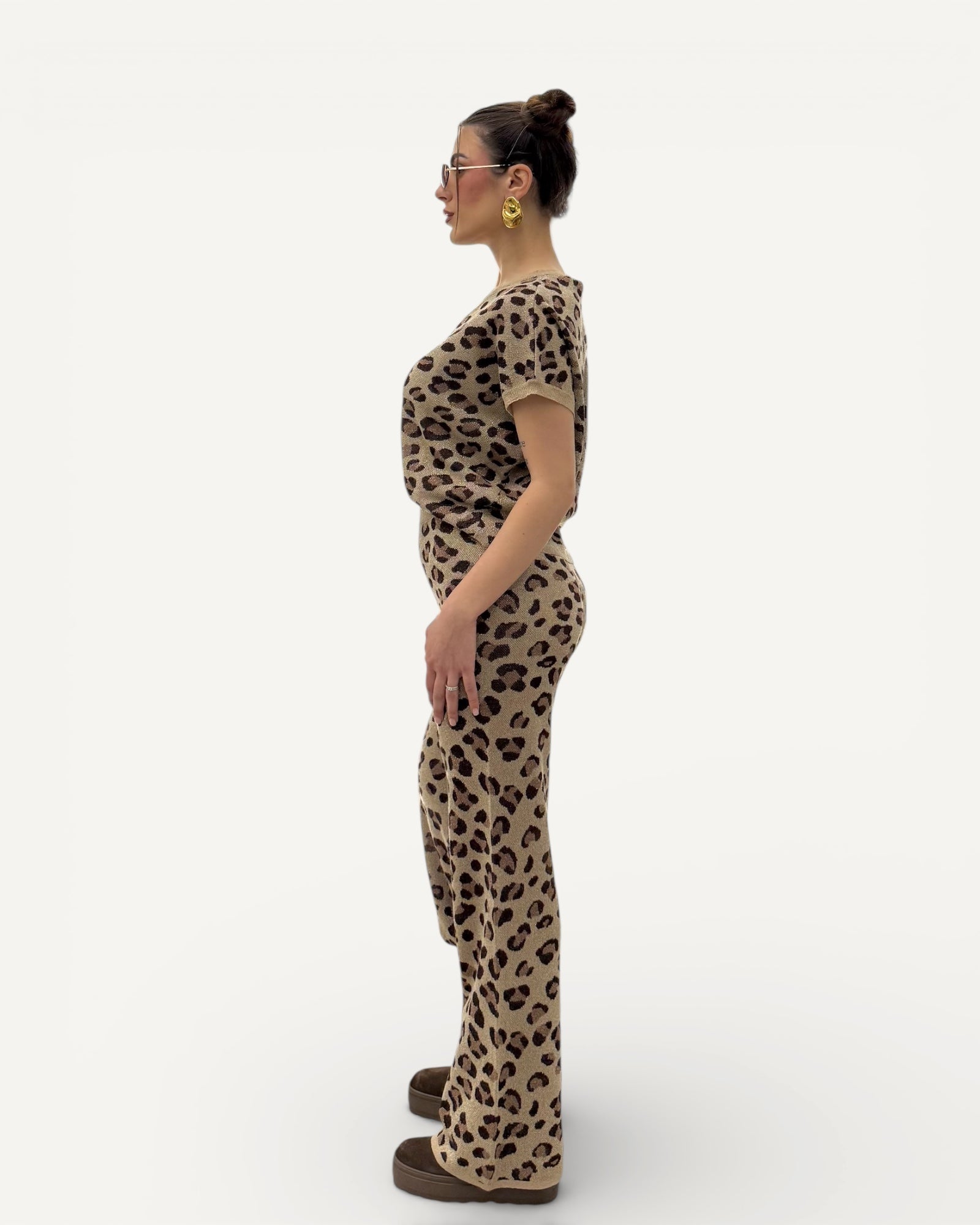 Kontatto - Pantalone Lurex Maculato