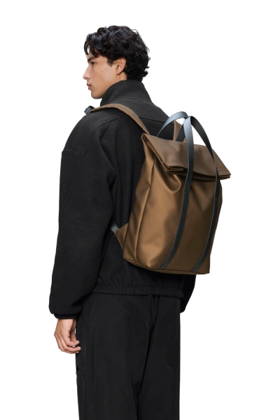 Rains - Zainetto 2 Way Tote Backpack Testa di Moro