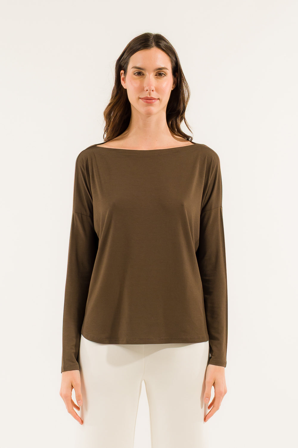Kontatto - Blusa Over Testa di Moro