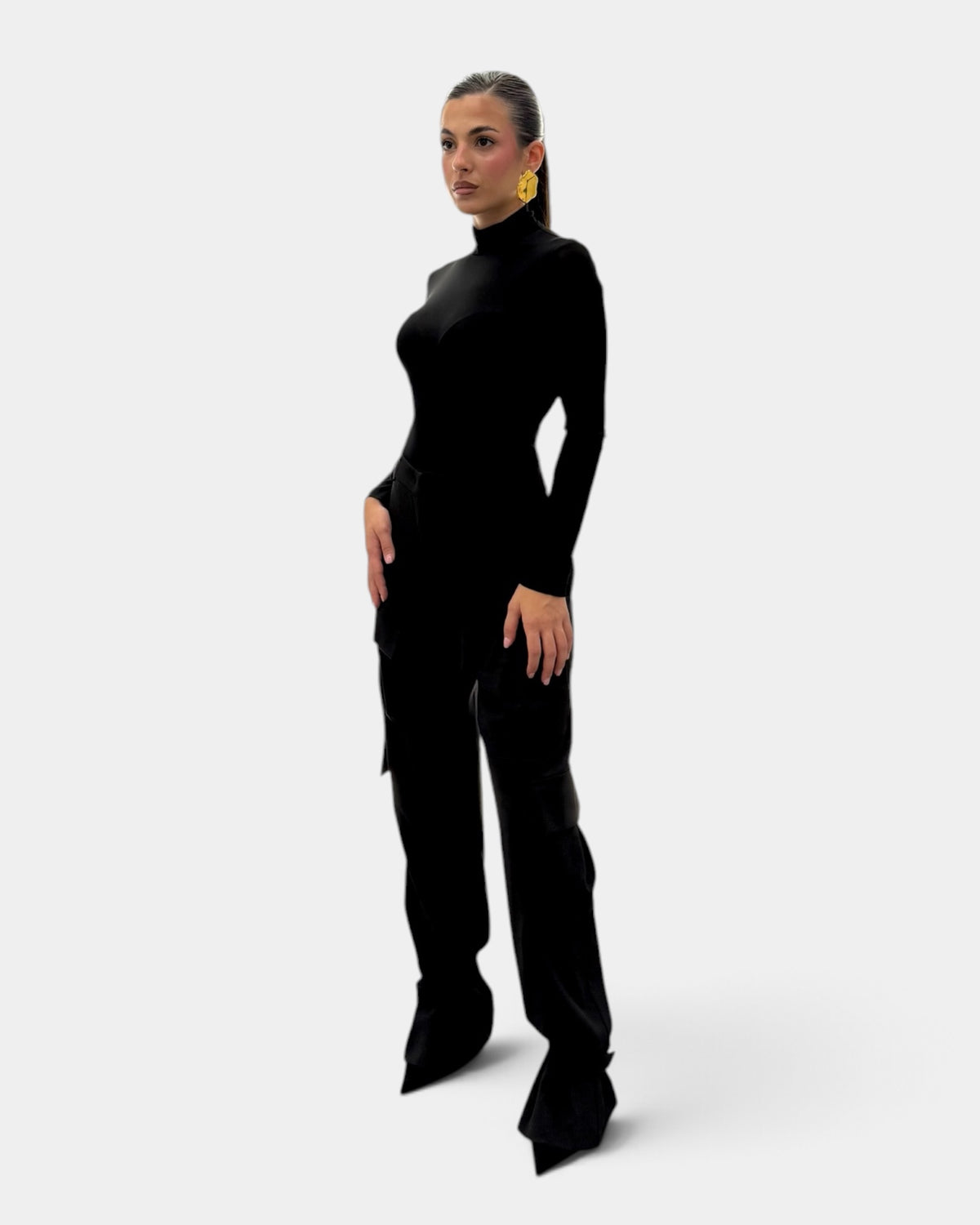 Silence Limited - Body Helen nero a collo alto