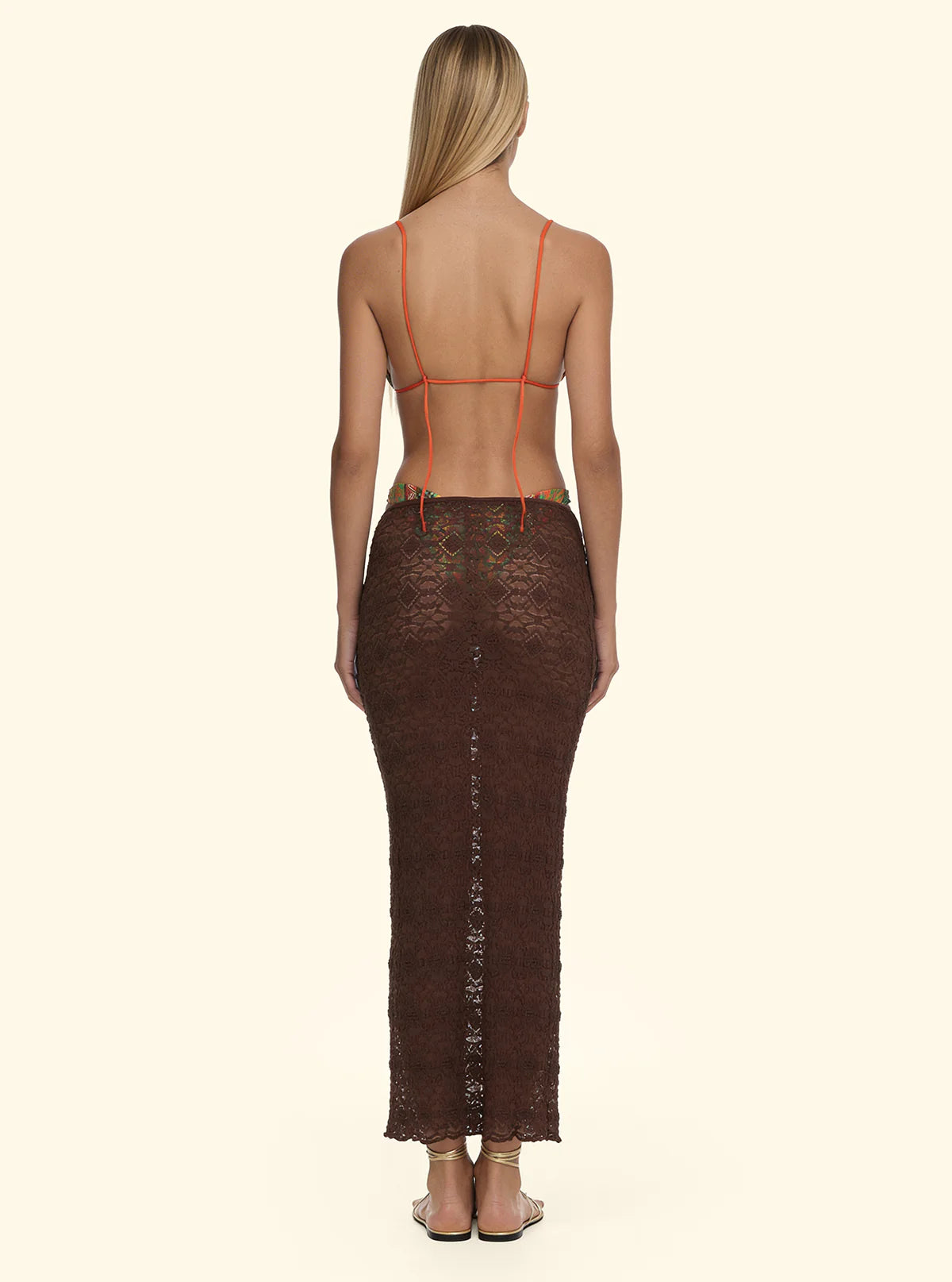 F**K - Gonna Pareo Pizzo Brown SW0208-BN