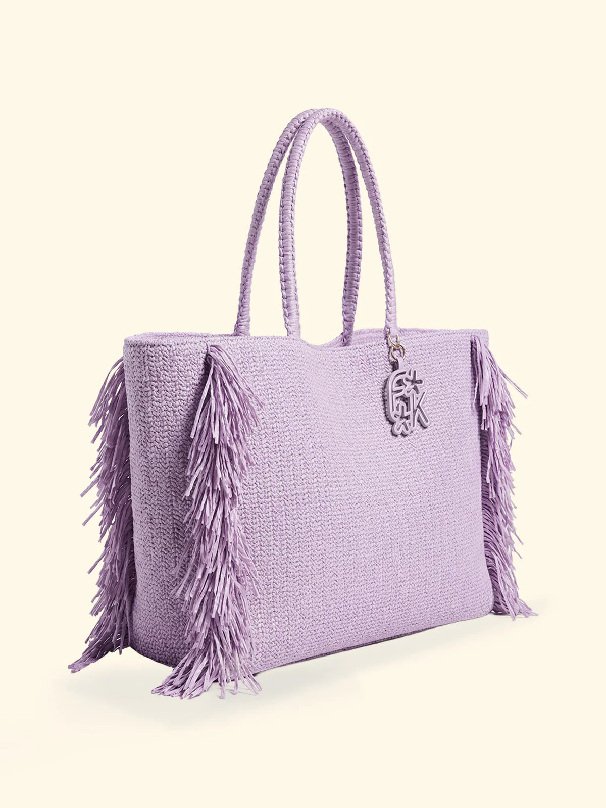 F**K - Maxi Bag Paglia Frange e Manici Rigidi SW0040-LC