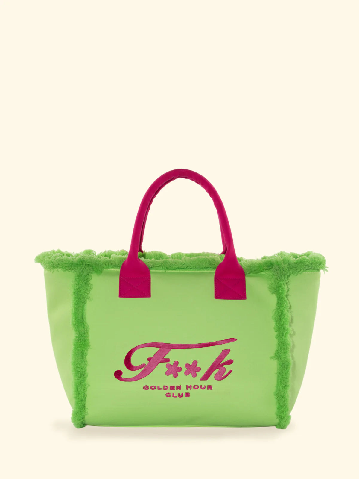 F**K - Maxi Bag Cotone Manici Imbottiti Logo a Contrasto SW0101-LI