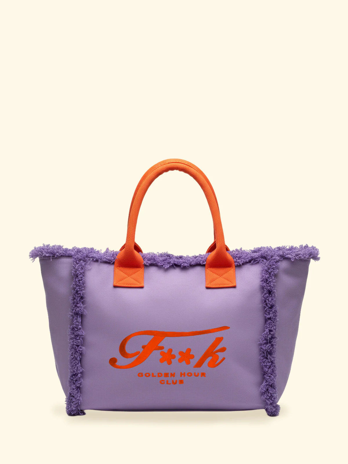 F**K - Maxi Bag Cotone Manici Imbottiti Logo a Contrasto SW0101-VI