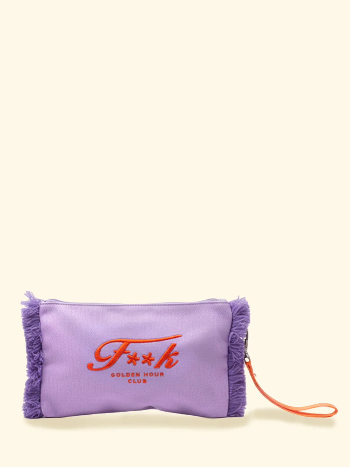 F**K - Mini Pochette Cotone Logo Ricamato e Laccetto Polso SW0108-VI