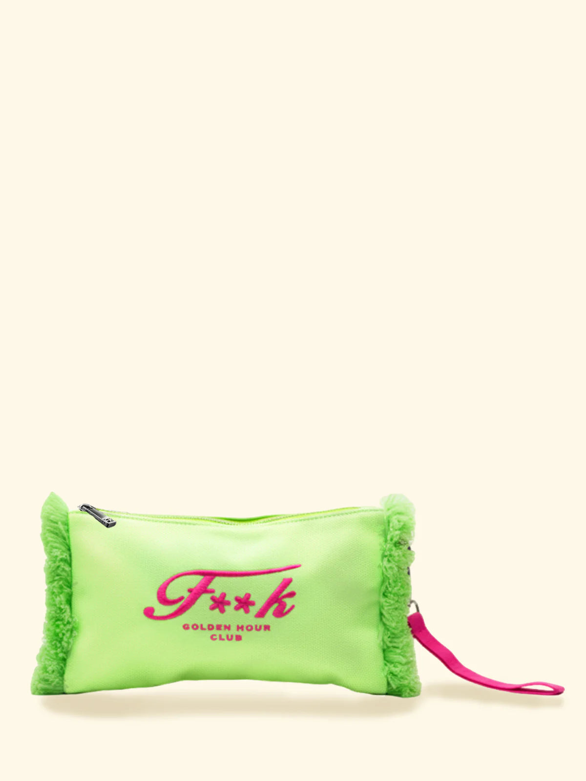 F**K - Mini Pochette Cotone Logo Ricamato e Laccetto Polso SW0108-LI
